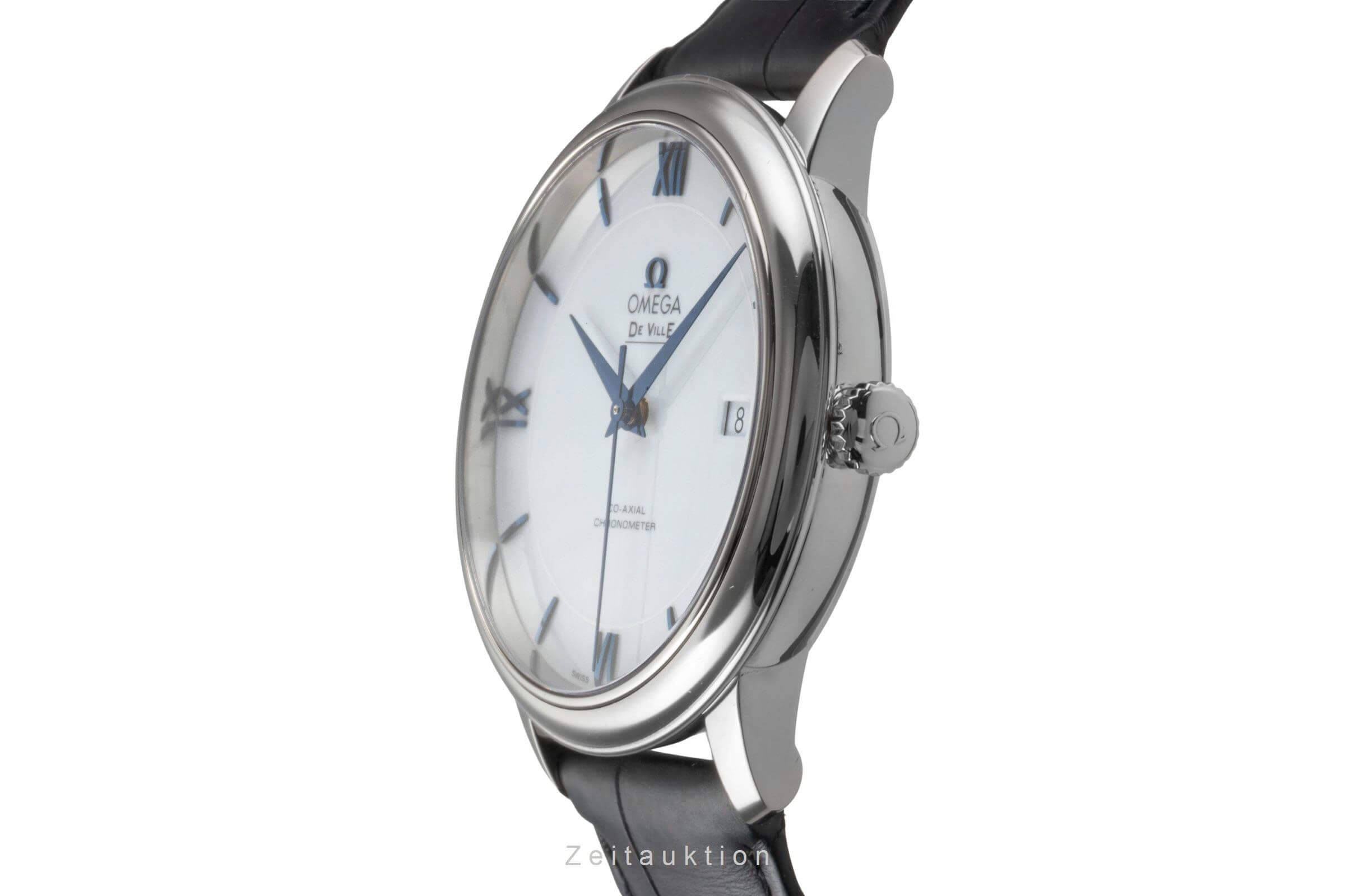 Omega De Ville 18 ct white gold automatic men's watch 424.53.40.20.04.001  [2501760]