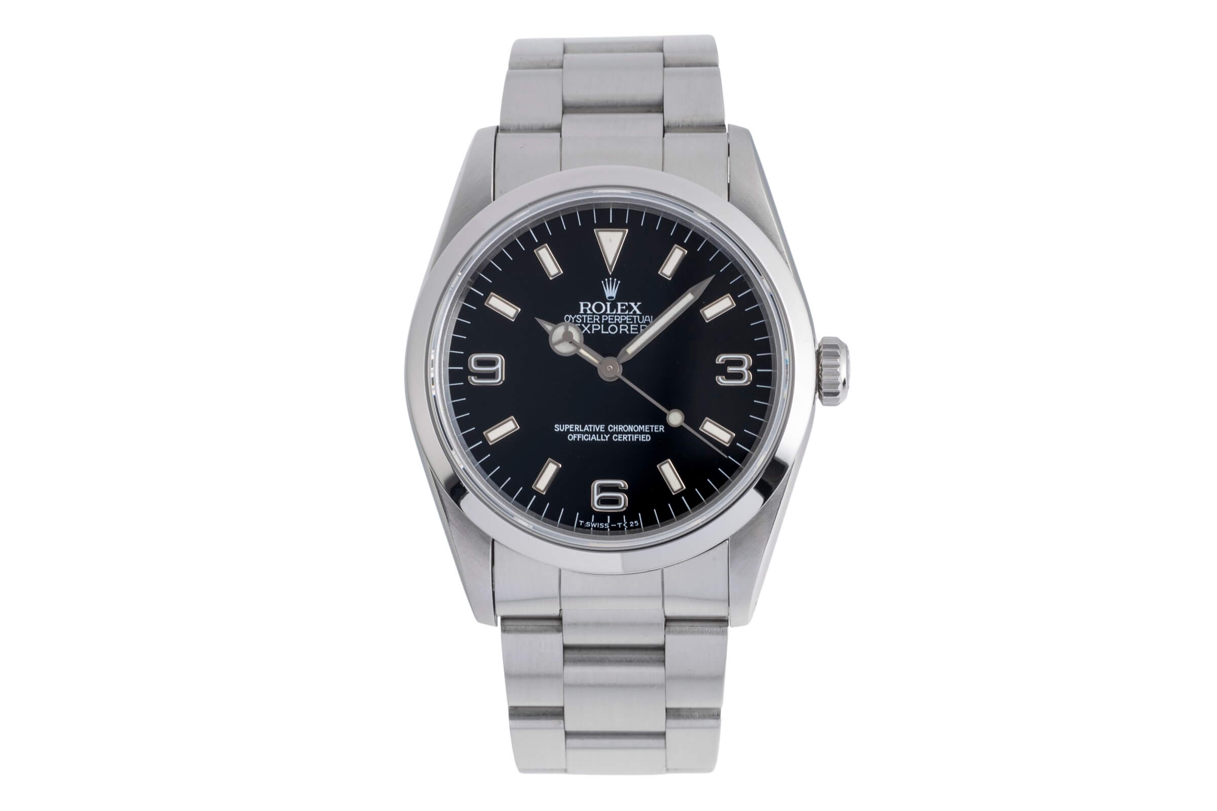 Rolex Explorer steel automatic men's watch 14270  [2501765]