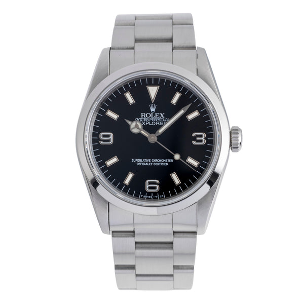 Rolex Explorer steel automatic men's watch 14270  [2501765]