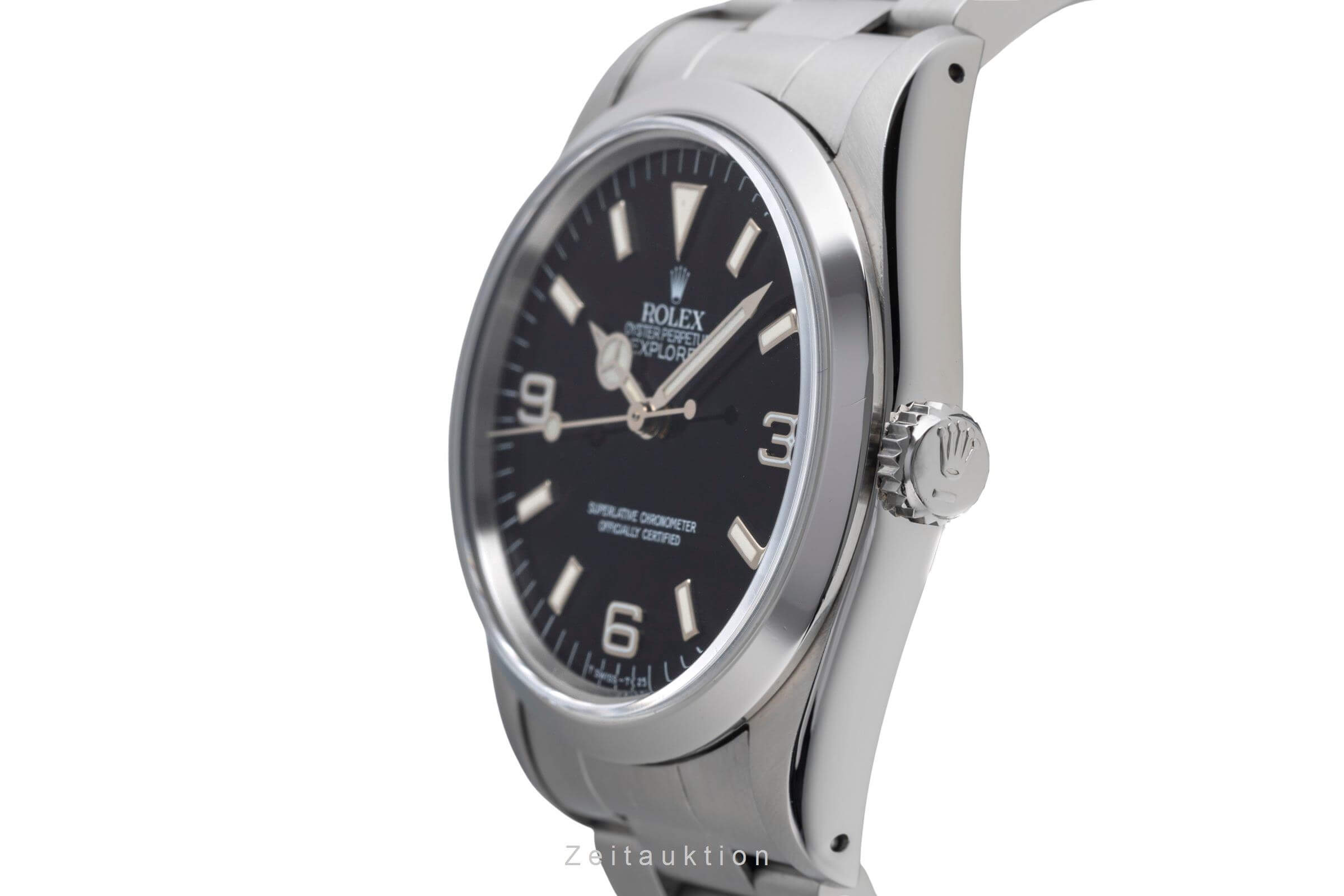Rolex Explorer steel automatic men's watch 14270  [2501765]