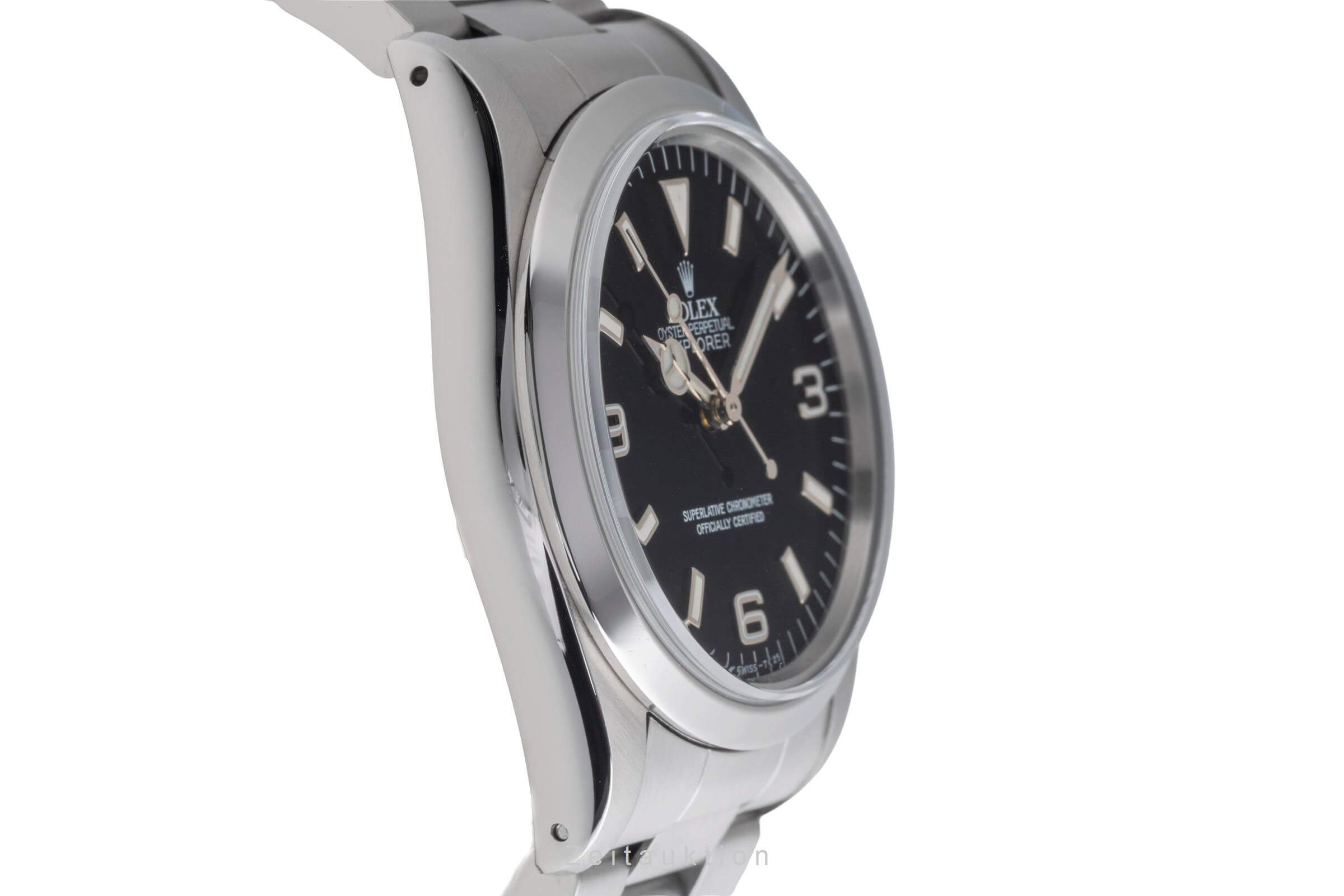 Rolex Explorer steel automatic men's watch 14270  [2501765]