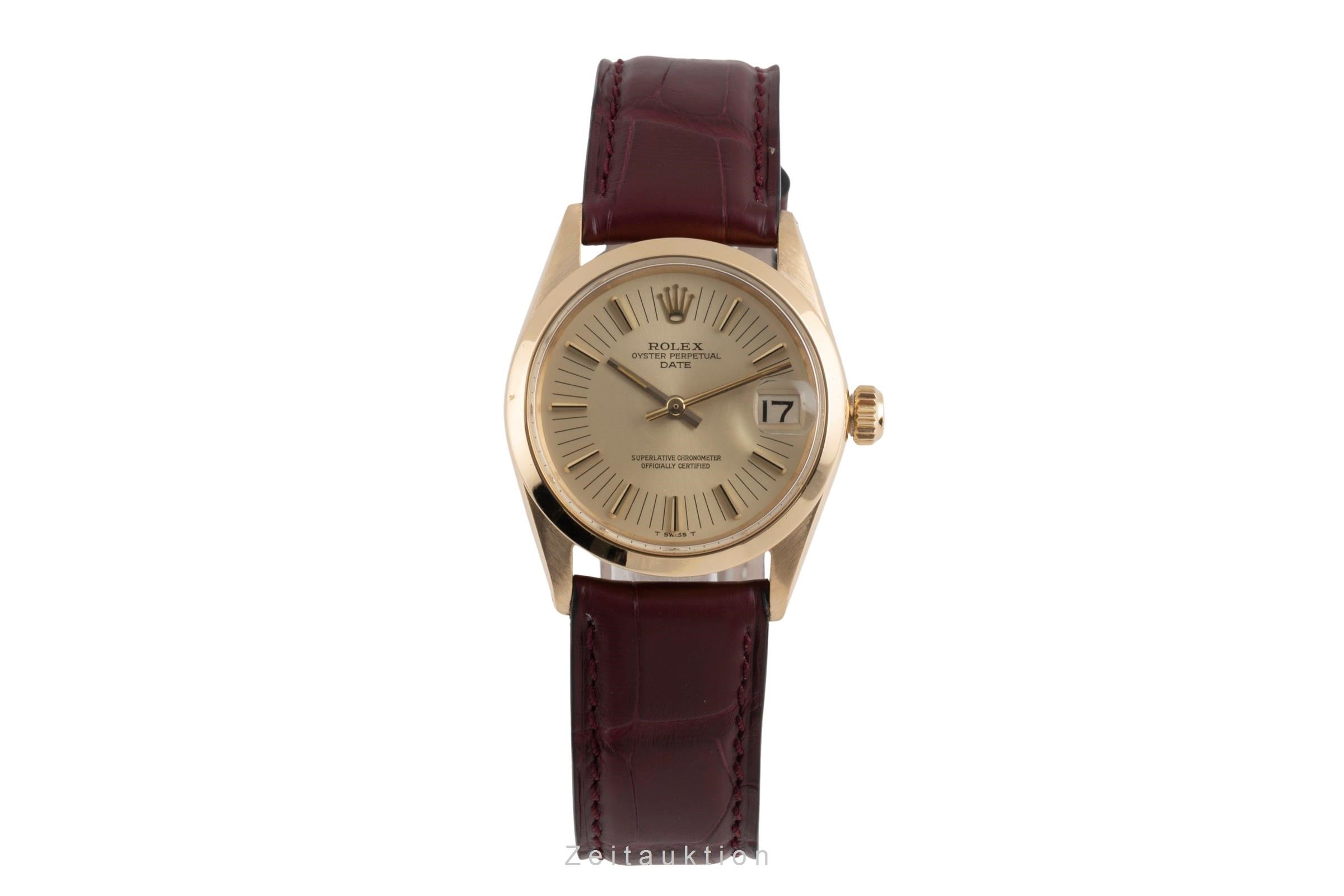 Rolex Date 18 ct gold automatic Kal. 1130 Ref. 6624 VINTAGE | 2501767