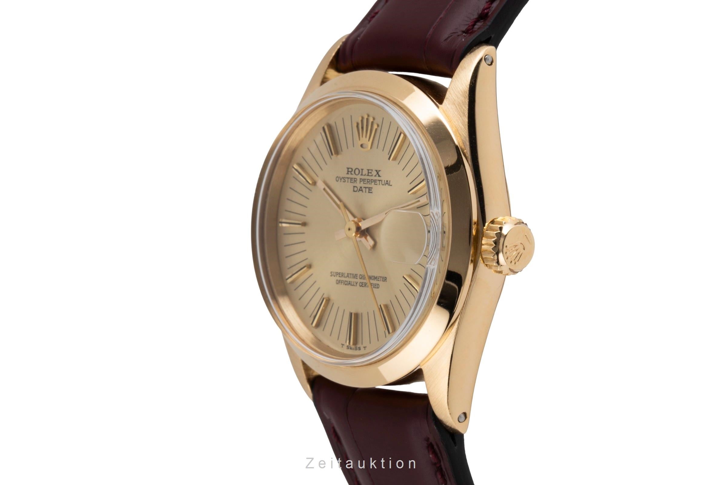 Rolex Date 18 ct gold automatic Kal. 1130 Ref. 6624 VINTAGE | 2501767