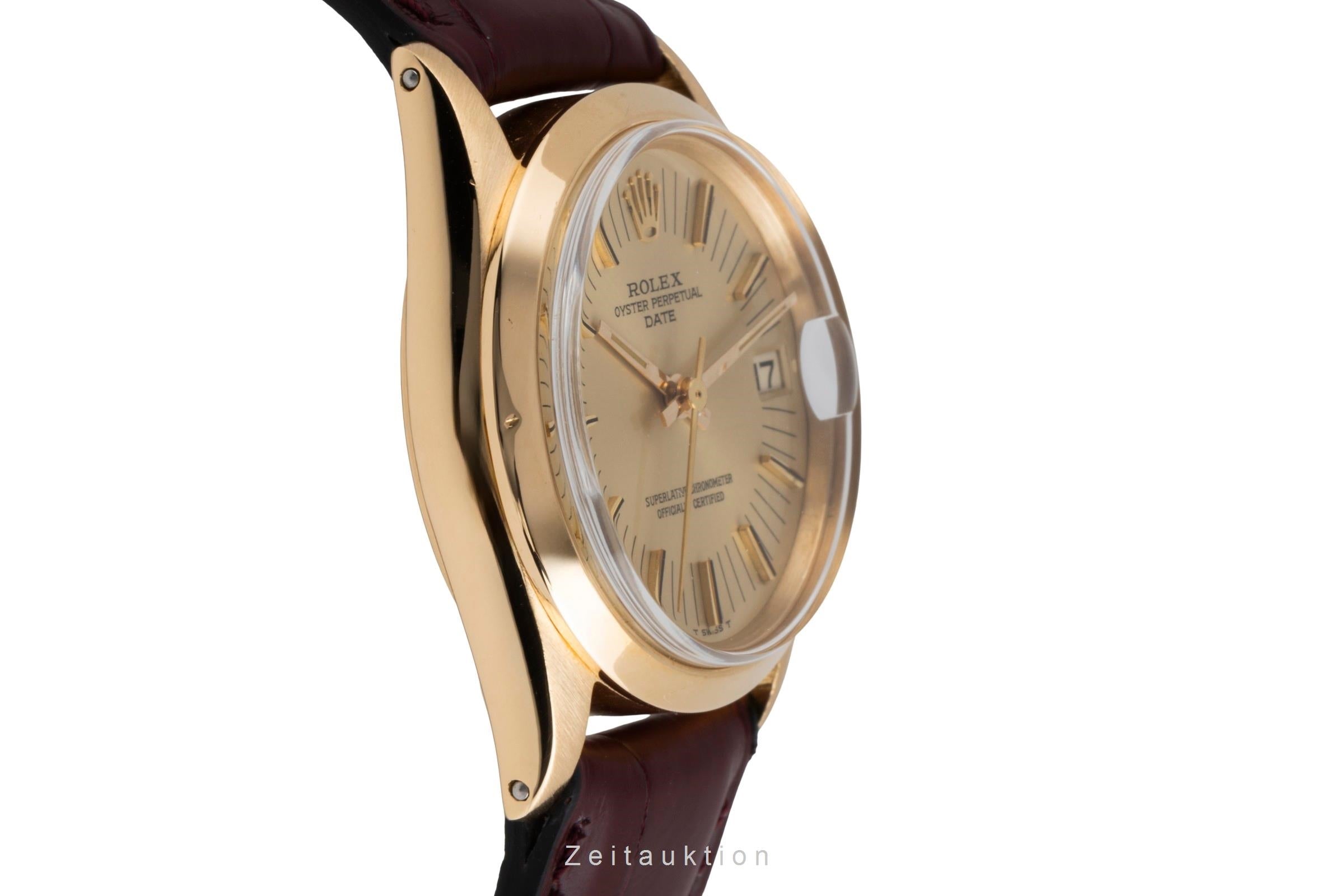 Rolex Date oro de 18 quilates automático reloj para damas  6624 Vintage  [2501767]