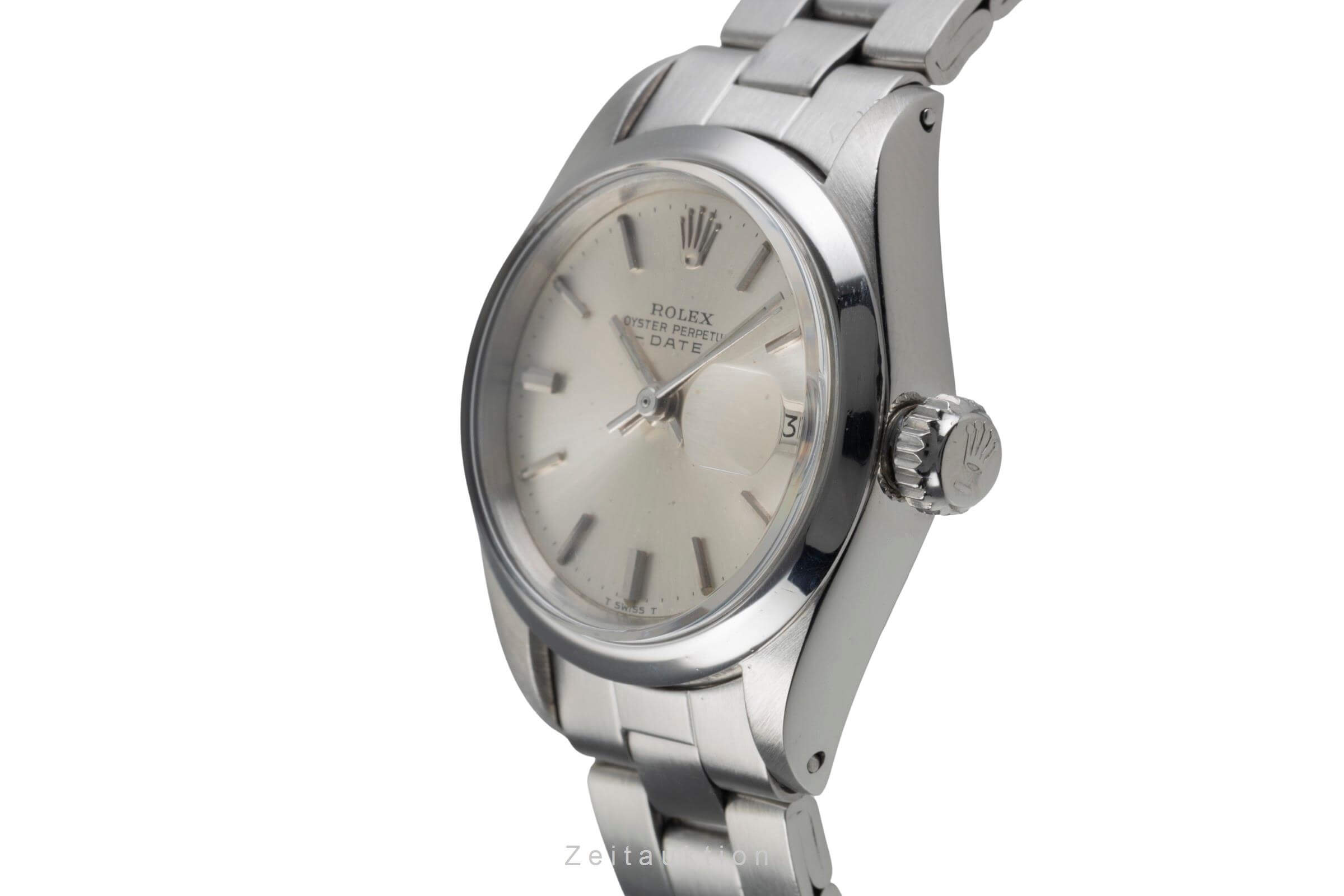 Rolex Lady Date 26 Silver Dial Oyster Edelstahl Automatik Damenuhr Ref. 6916  [2501769]