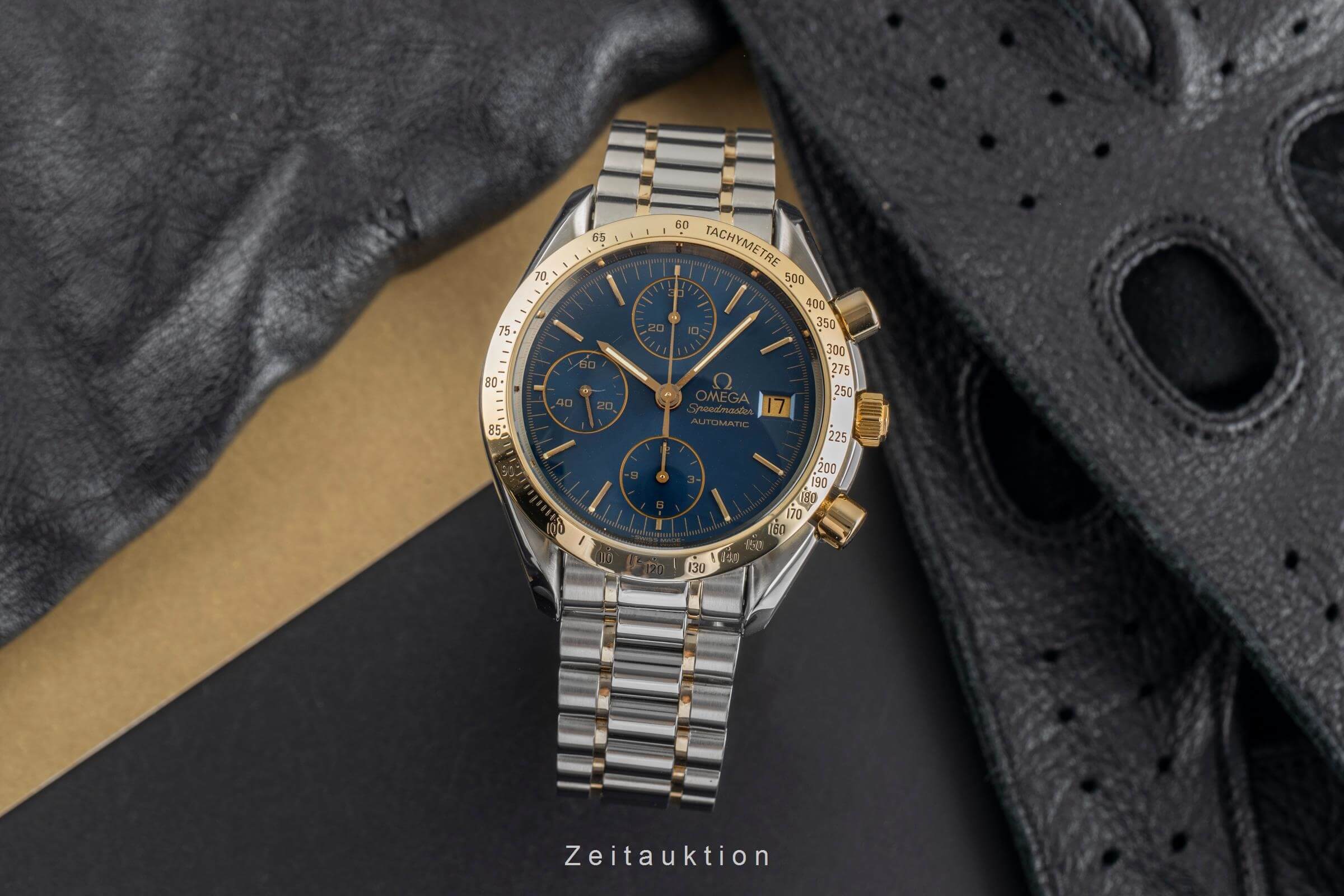 Omega Speedmaster Date cronografo acciaio / oro automatismo orologio da uomo 3311.80  [2501770]