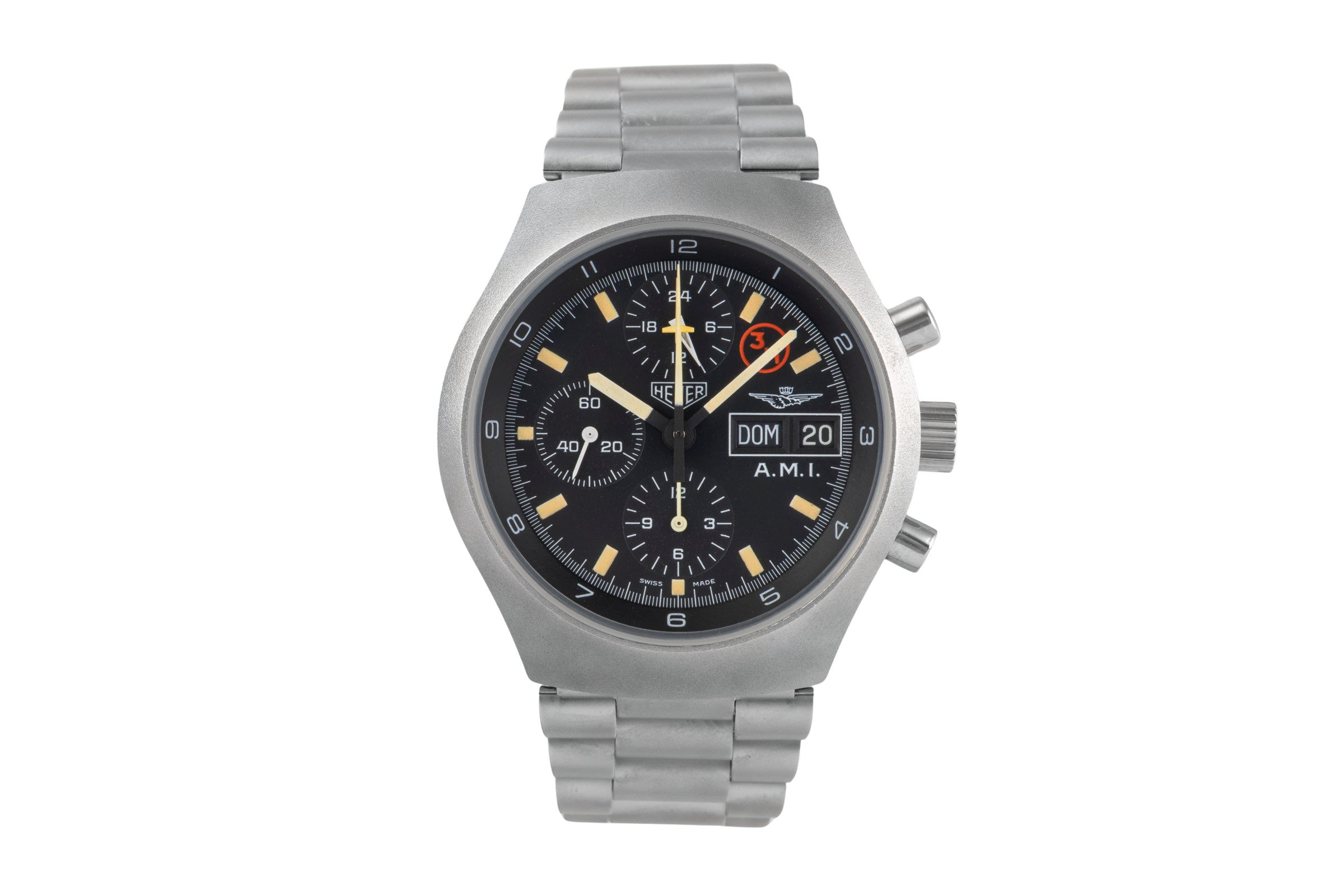 Heuer cronógrafo acero automático reloj para caballeros 510.543  [2501772]