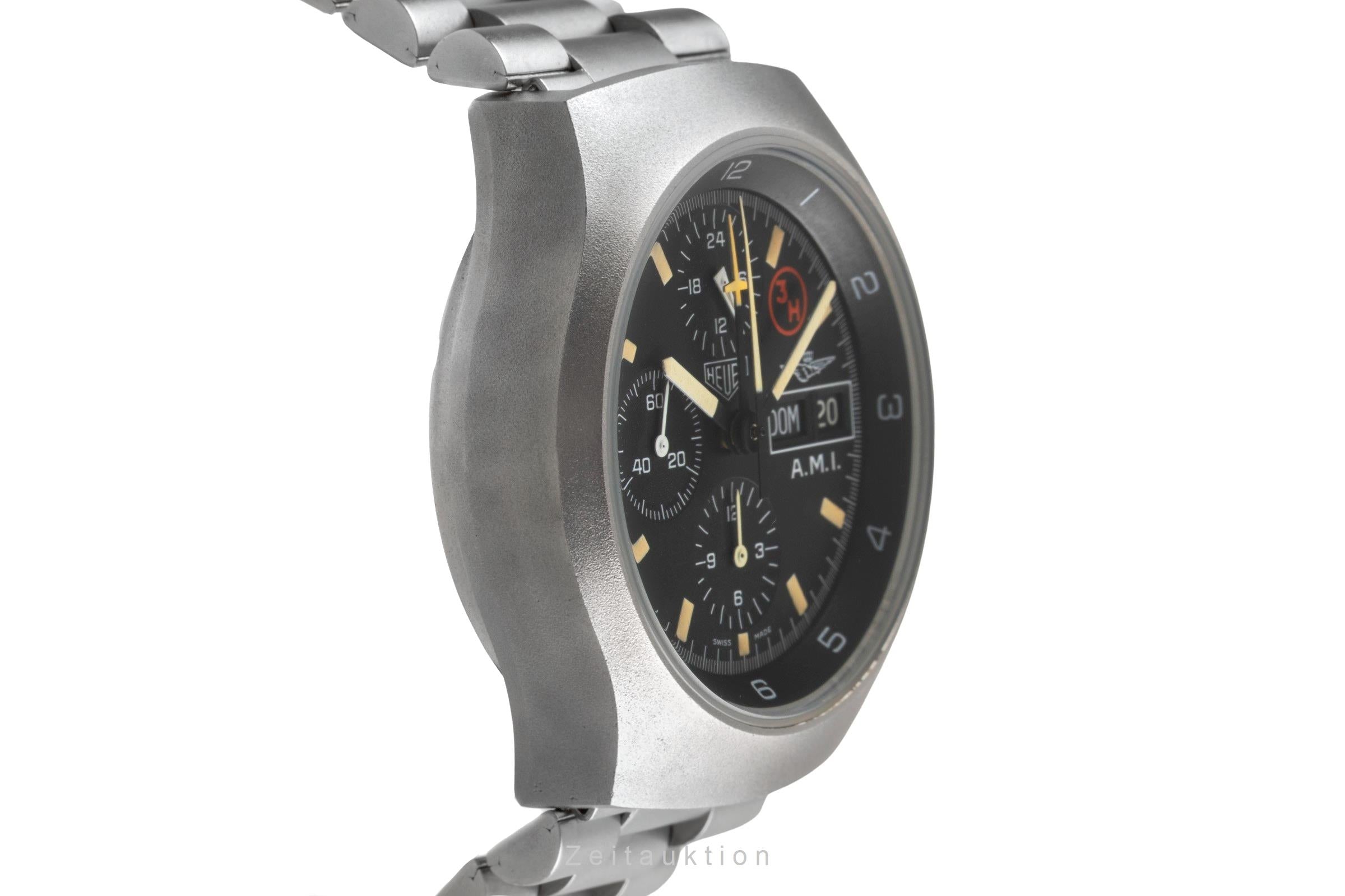 Heuer Military Chrono A.M.I. Stahl Herrenuhr Ref. 510.543 Klassiker [2501772]