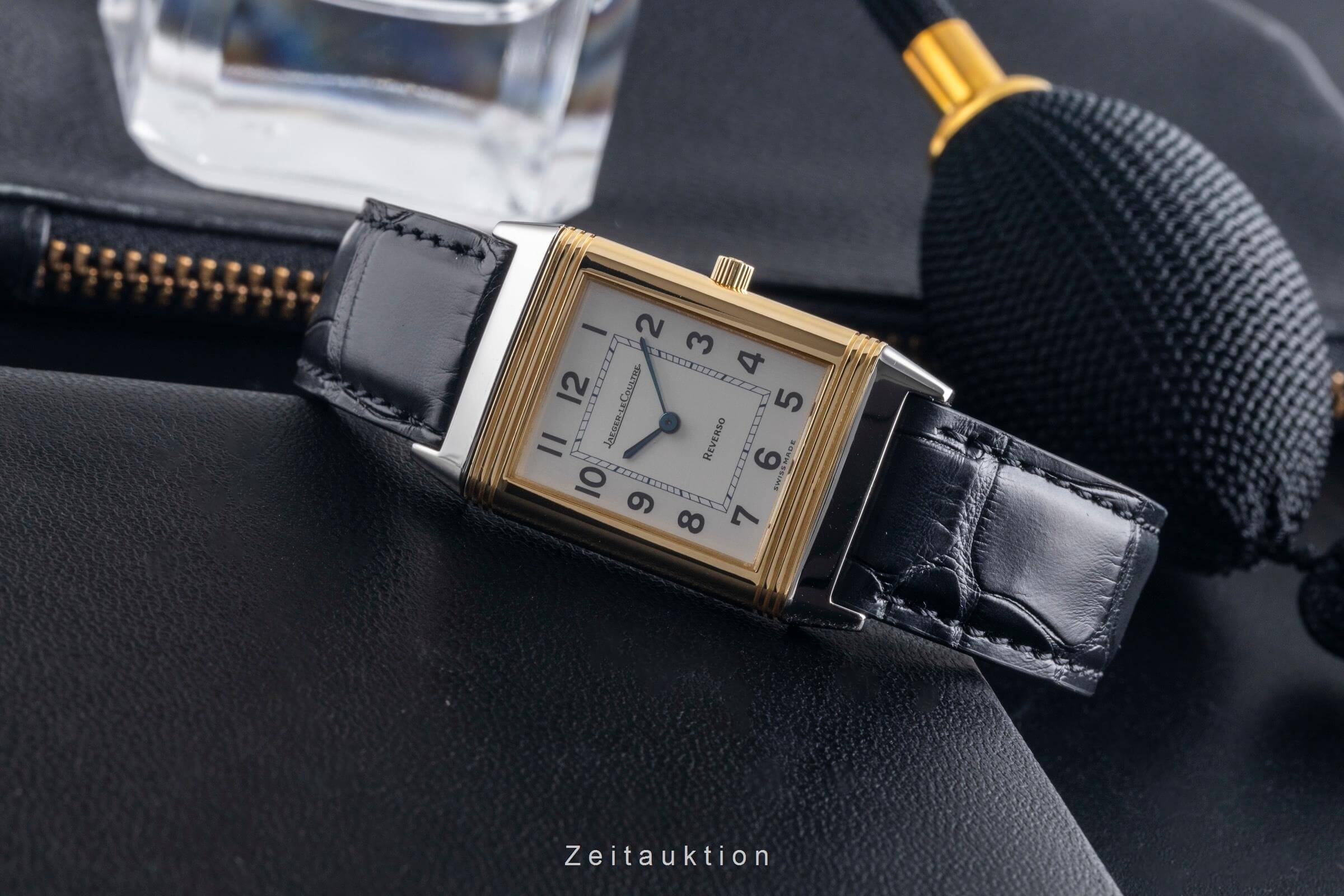 Jaeger LeCoultre Reverso acier / or  à remontage manuel montre pour hommes 250.5.86  [2501773]