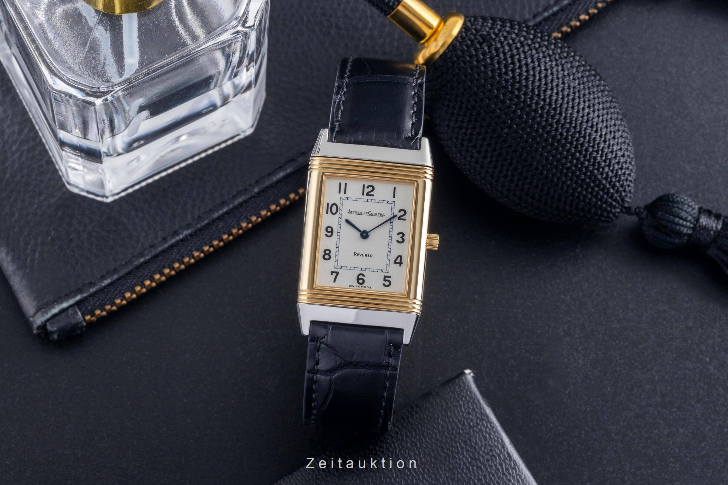 Jaeger LeCoultre Reverso acier / or  à remontage manuel montre pour hommes 250.5.86  [2501773]