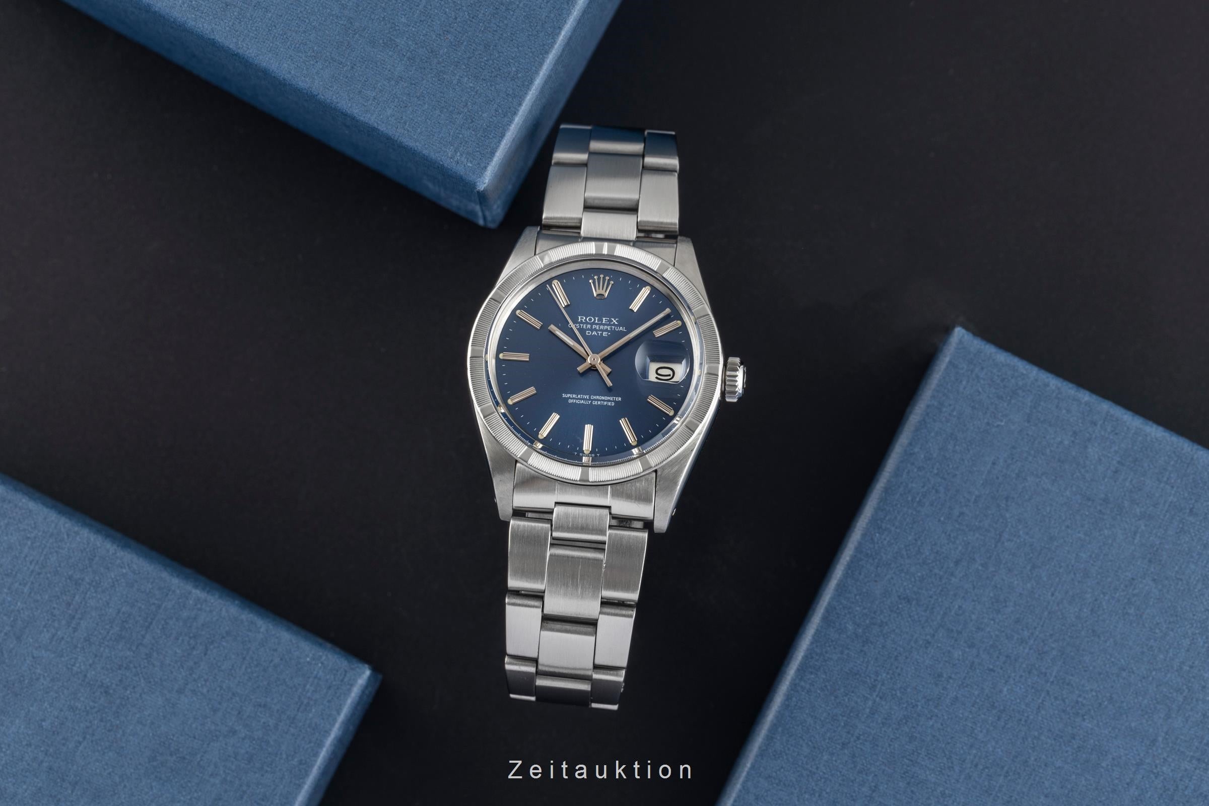 Rolex Date steel automatic men's watch 1501 Vintage  [2501775]