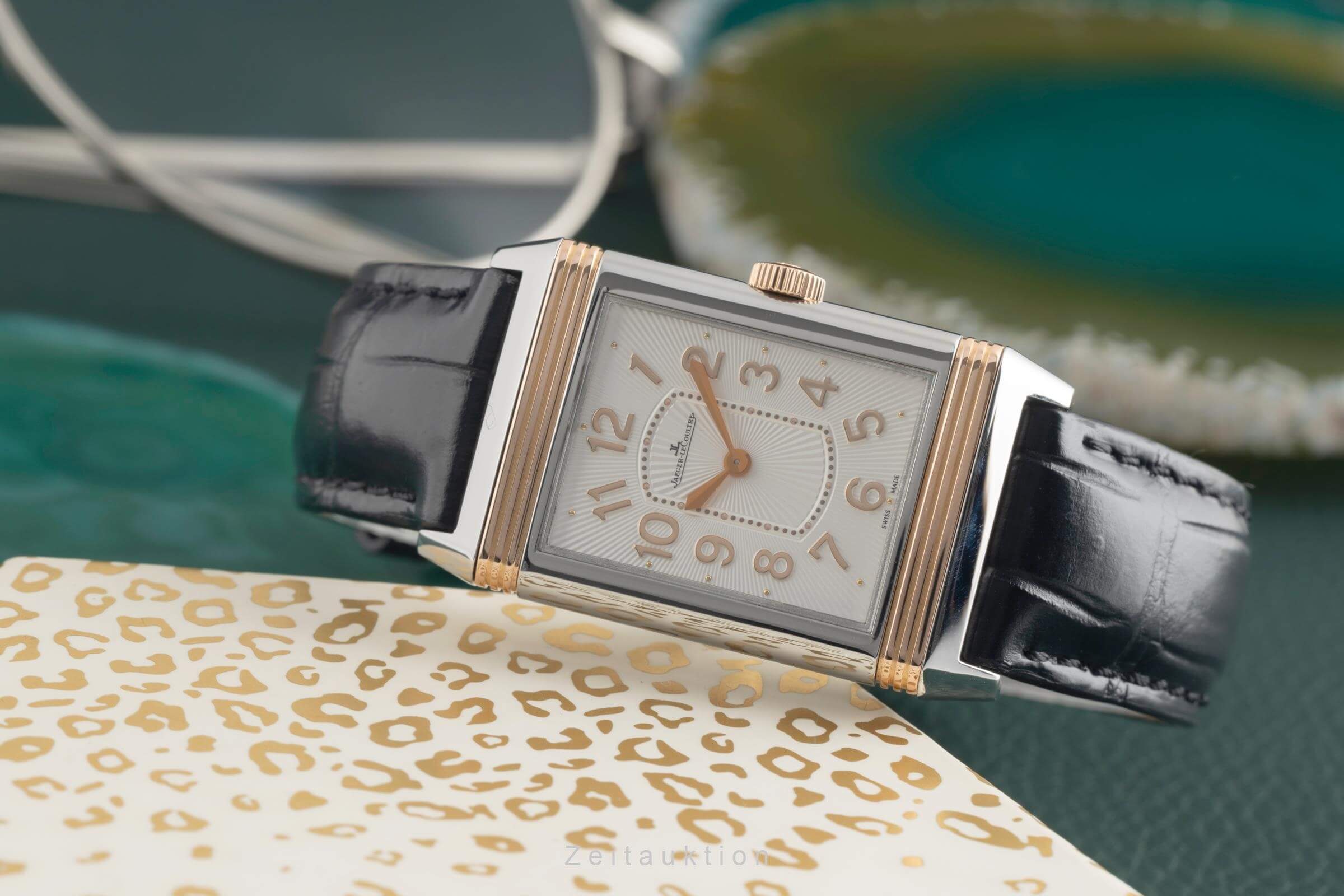 JAEGER-LECOULTRE レディース 手巻き 腕時計 Jaeger LeCoultre Reverso steel / gold quartz Kal. 657 Ref