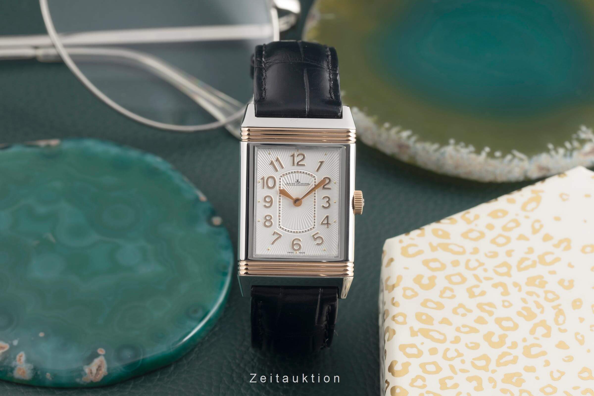 Jaeger LeCoultre Reverso steel gold quartz 657 Ref