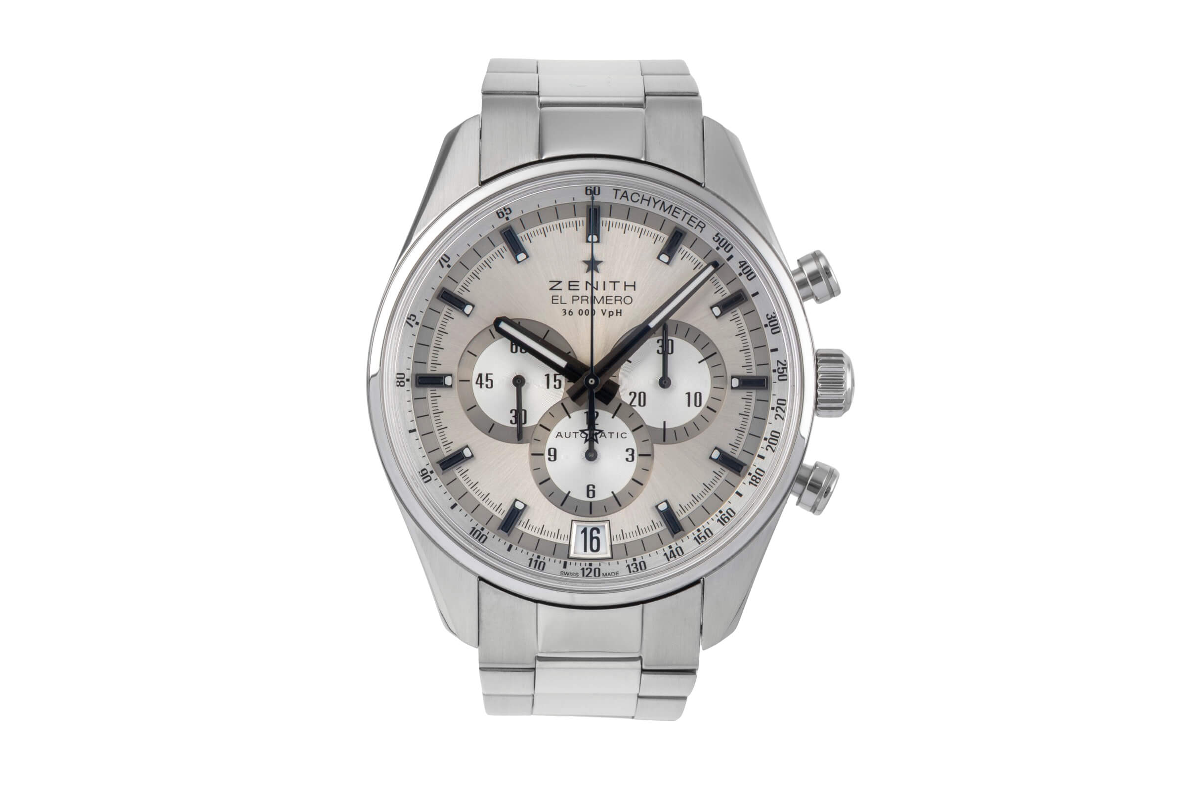 Zenith El Primero cronografo acciaio automatismo orologio da uomo 03.2040.400  [2501783]