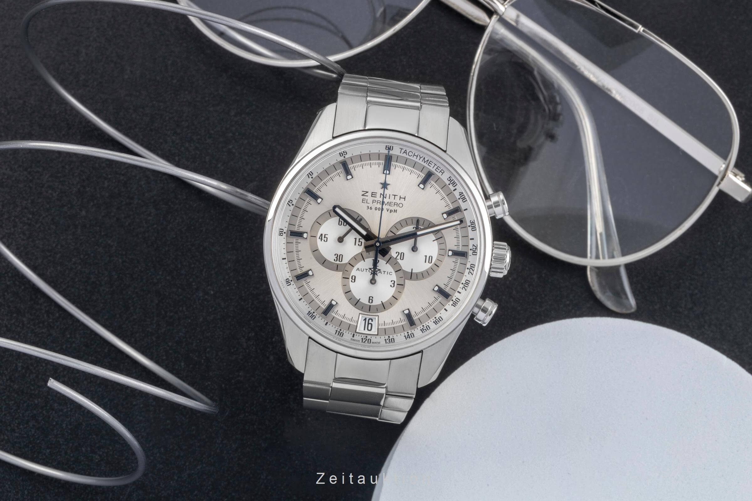 Zenith El Primero cronografo acciaio automatismo orologio da uomo 03.2040.400  [2501783]