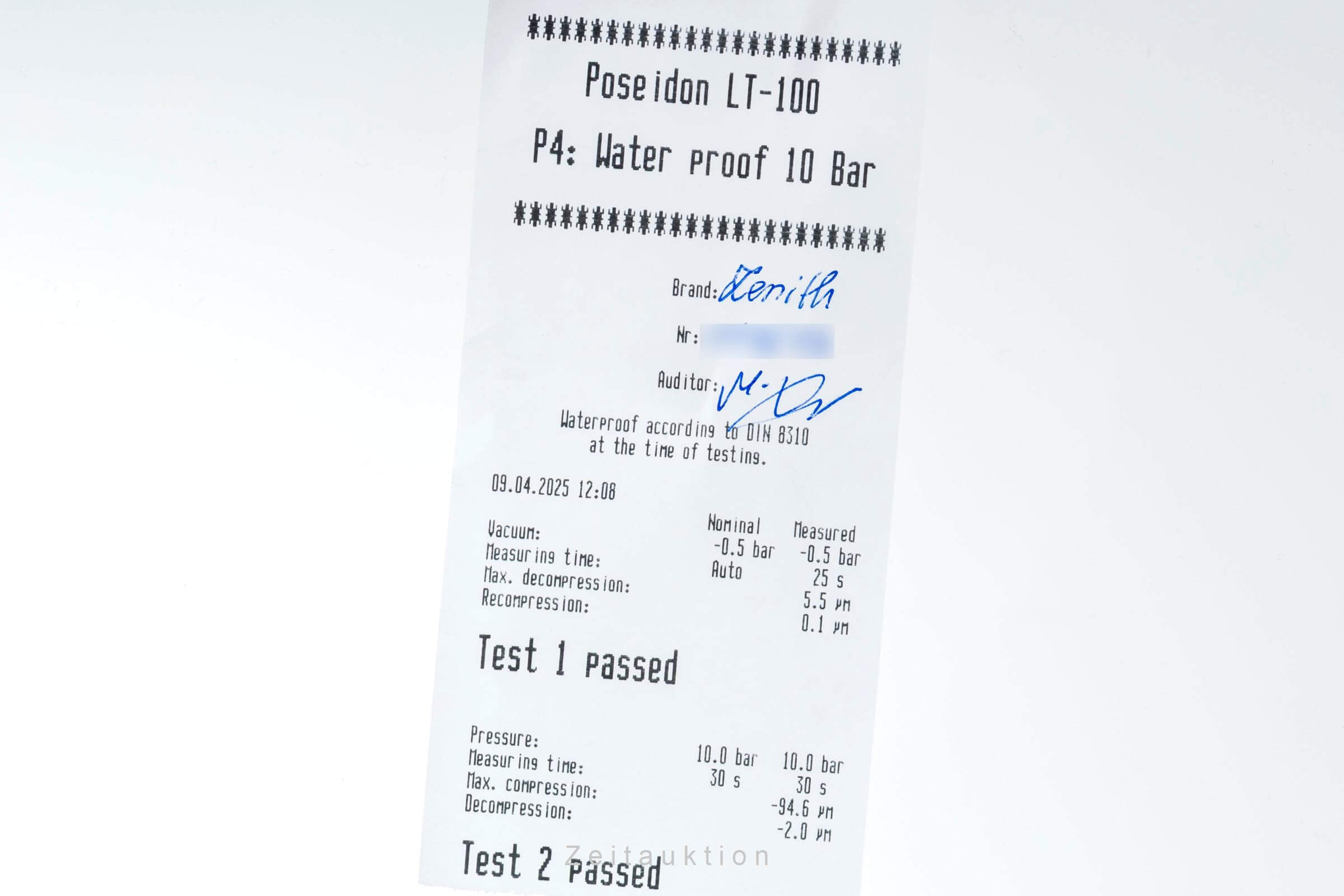 Zenith El Primero cronografo acciaio automatismo orologio da uomo 03.2040.400  [2501783]