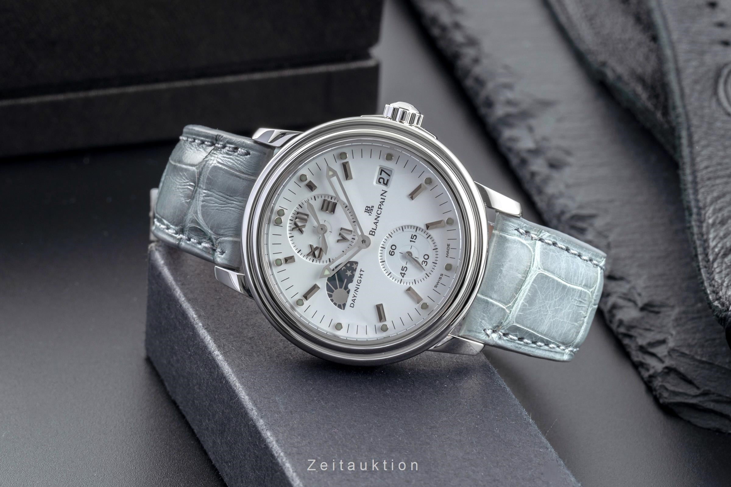 Blancpain Leman Day / Night GMT Automatik Stahl Herrenuhr Ref. 2160-1127-53 [2501785]