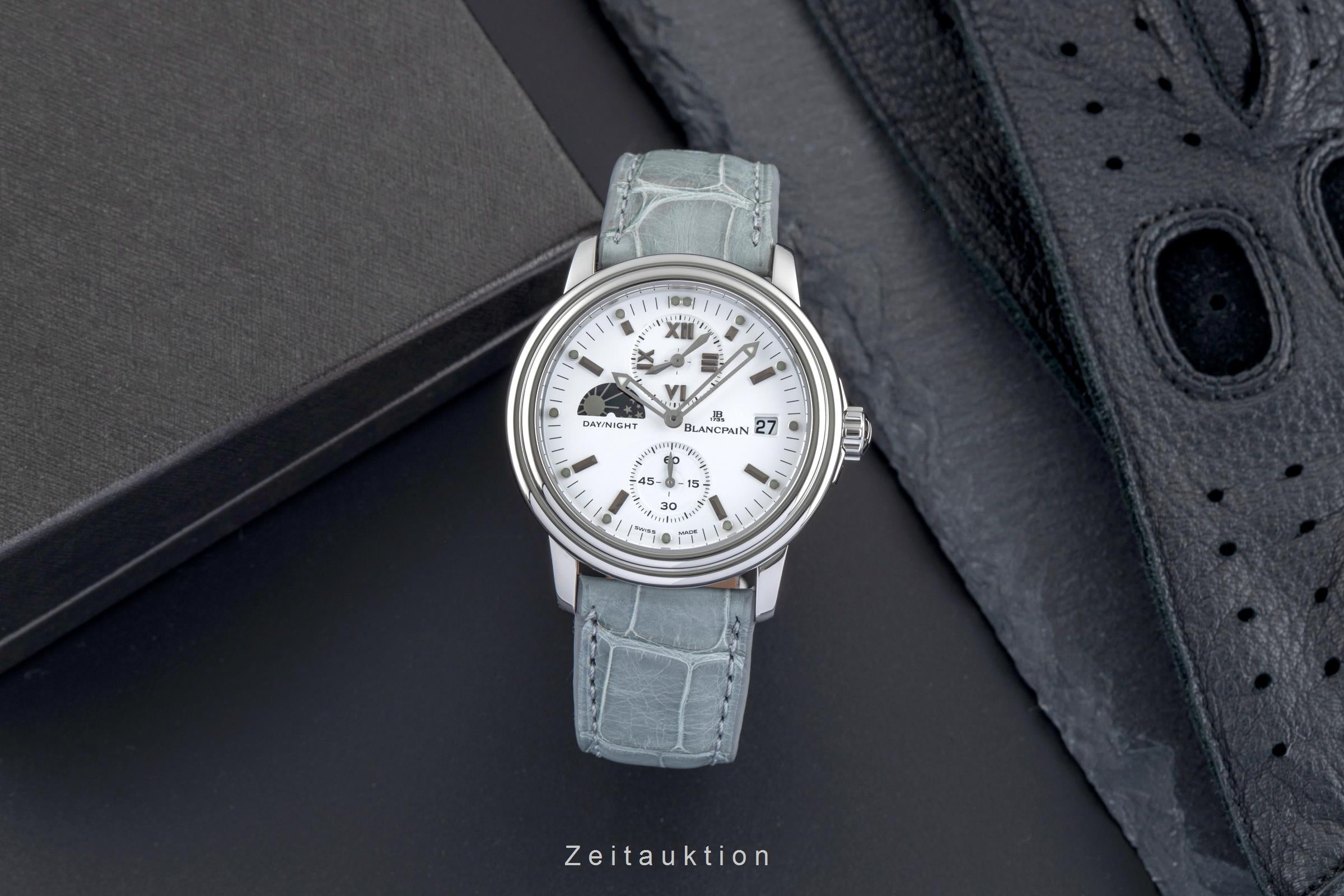 Blancpain Leman Day / Night GMT Automatik Stahl Herrenuhr Ref. 2160-1127-53 [2501785]