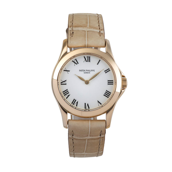 Patek Philippe Calatrava oro de 18 quilates cuerda manual reloj para damas  4905J  [2501786]