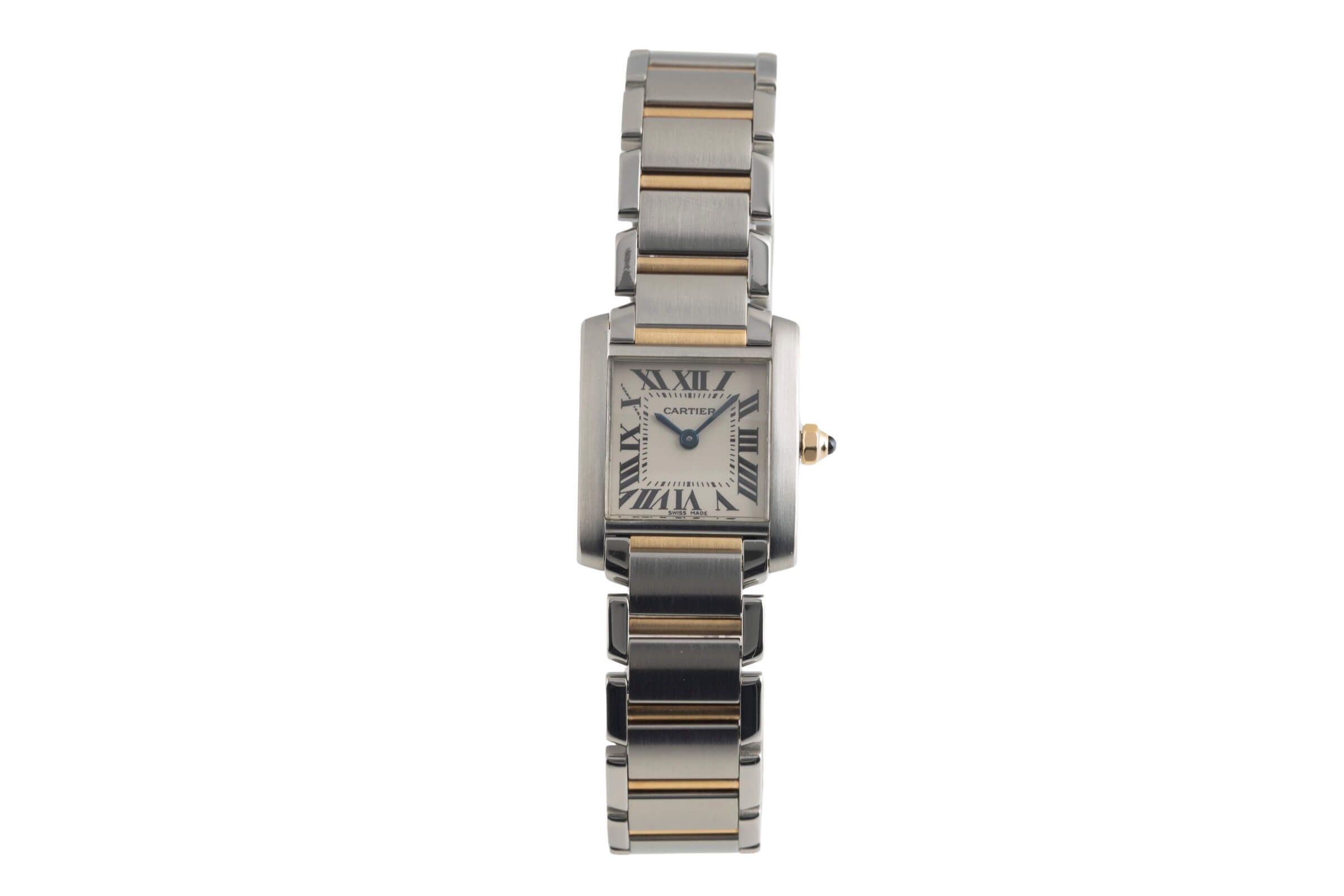 Cartier Tank Francaise acero / oro cuarzo reloj para damas  W51007Q4  [2501787]
