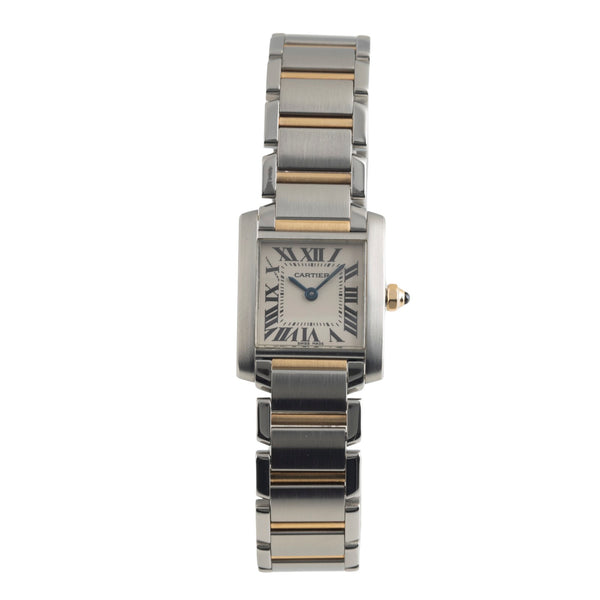 Cartier Tank Francaise acero / oro cuarzo reloj para damas  W51007Q4  [2501787]