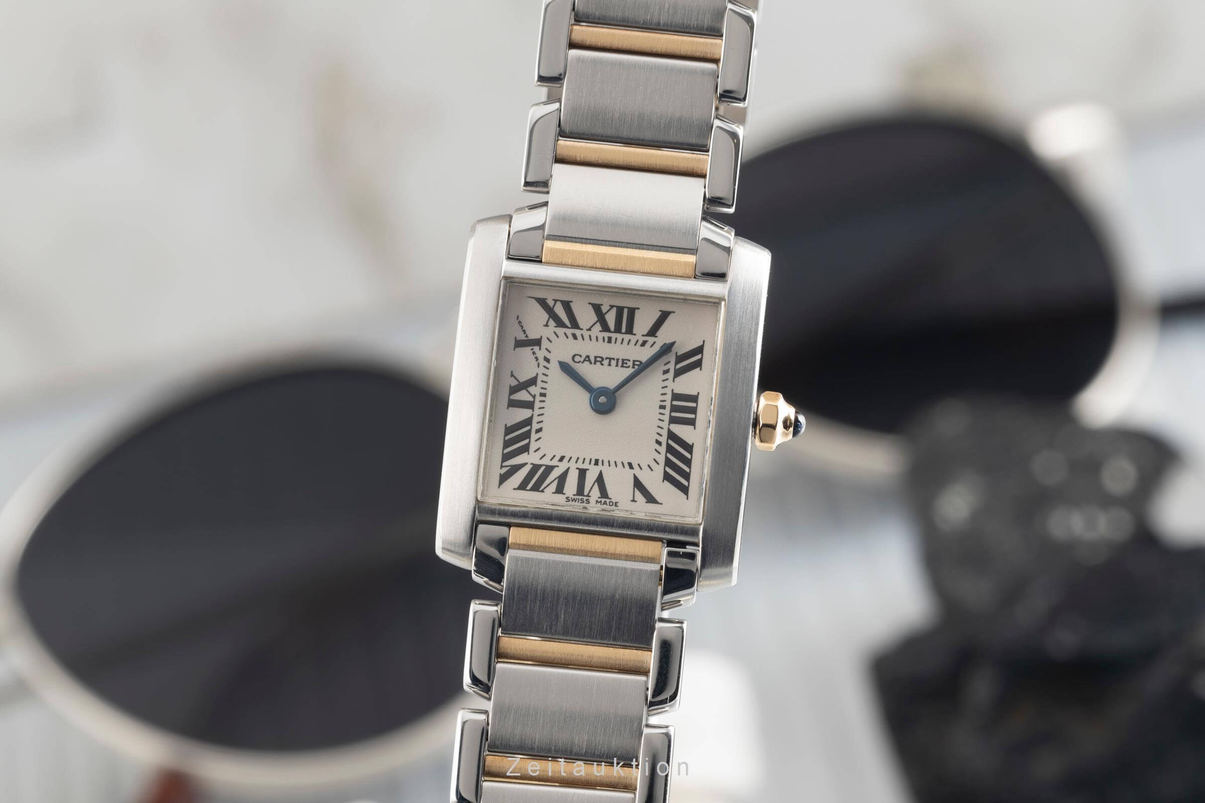 Cartier Tank Francaise acero / oro cuarzo reloj para damas  W51007Q4  [2501787]