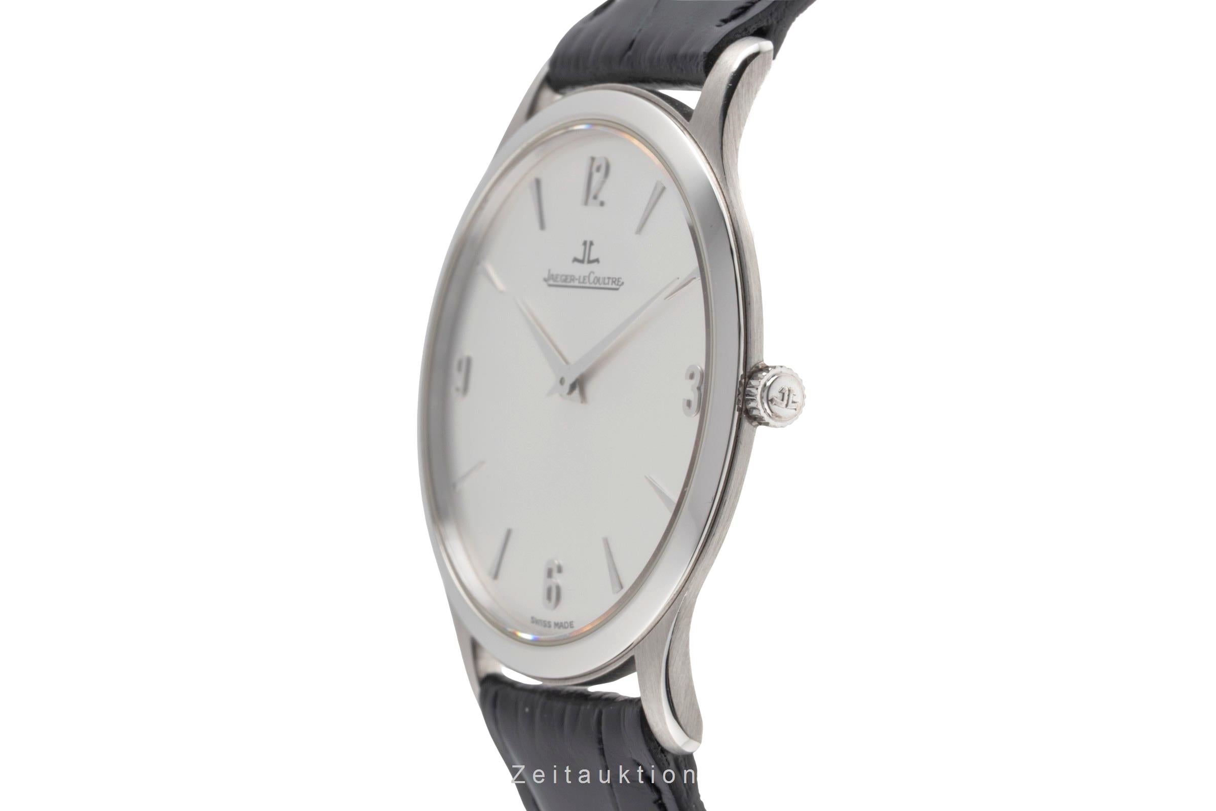 Jaeger LeCoultre Master Ultra Thin Platin Handaufzug Herrenuhr Ref. 145.6.79  [2501795]