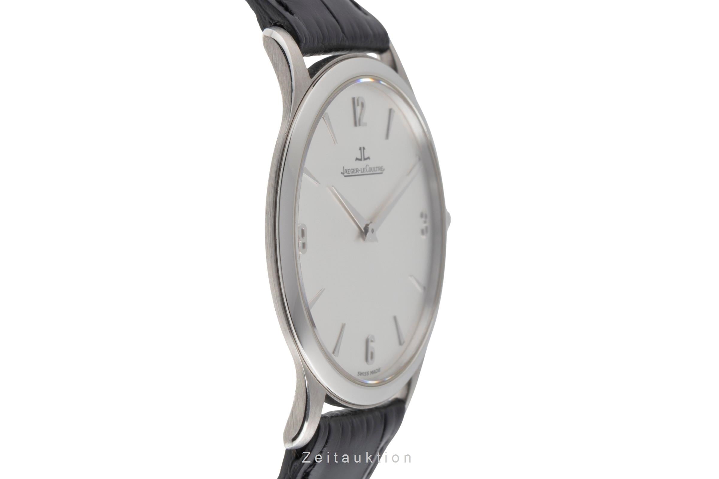 Jaeger LeCoultre Master Ultra Thin Platin Handaufzug Herrenuhr Ref. 145.6.79  [2501795]