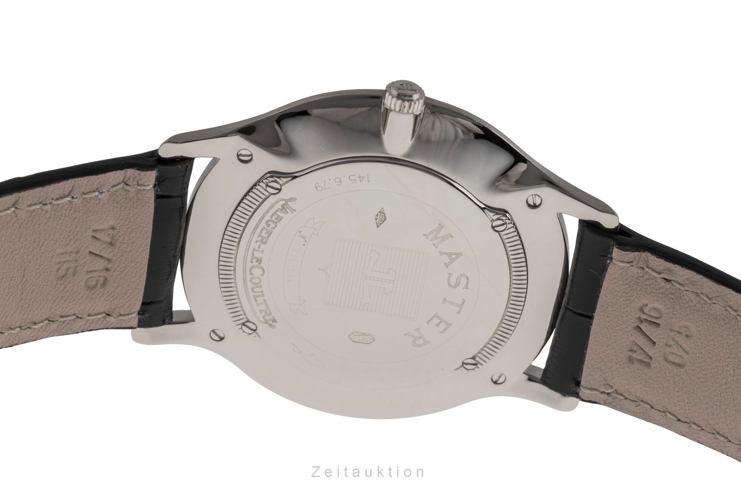 Jaeger LeCoultre Master Ultra Thin Platin Handaufzug Herrenuhr Ref. 145.6.79  [2501795]