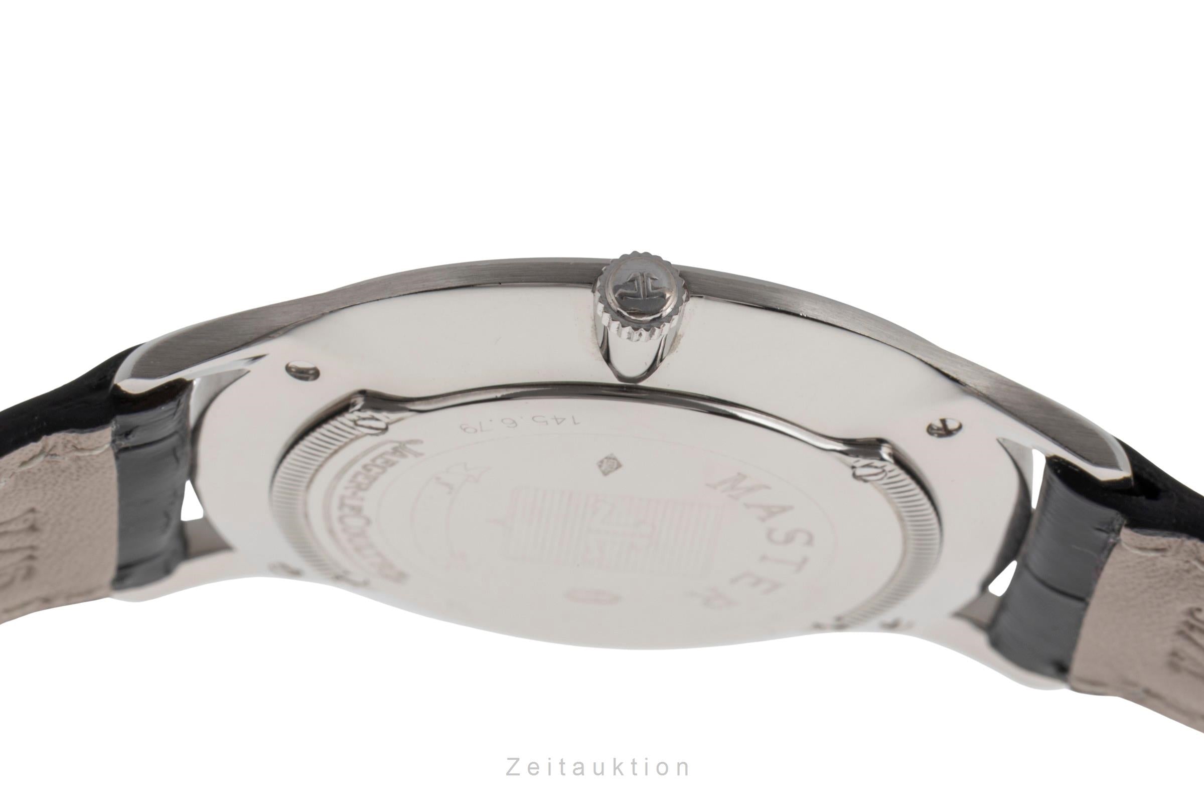 Jaeger LeCoultre Master Ultra Thin Platin Handaufzug Herrenuhr Ref. 145.6.79  [2501795]