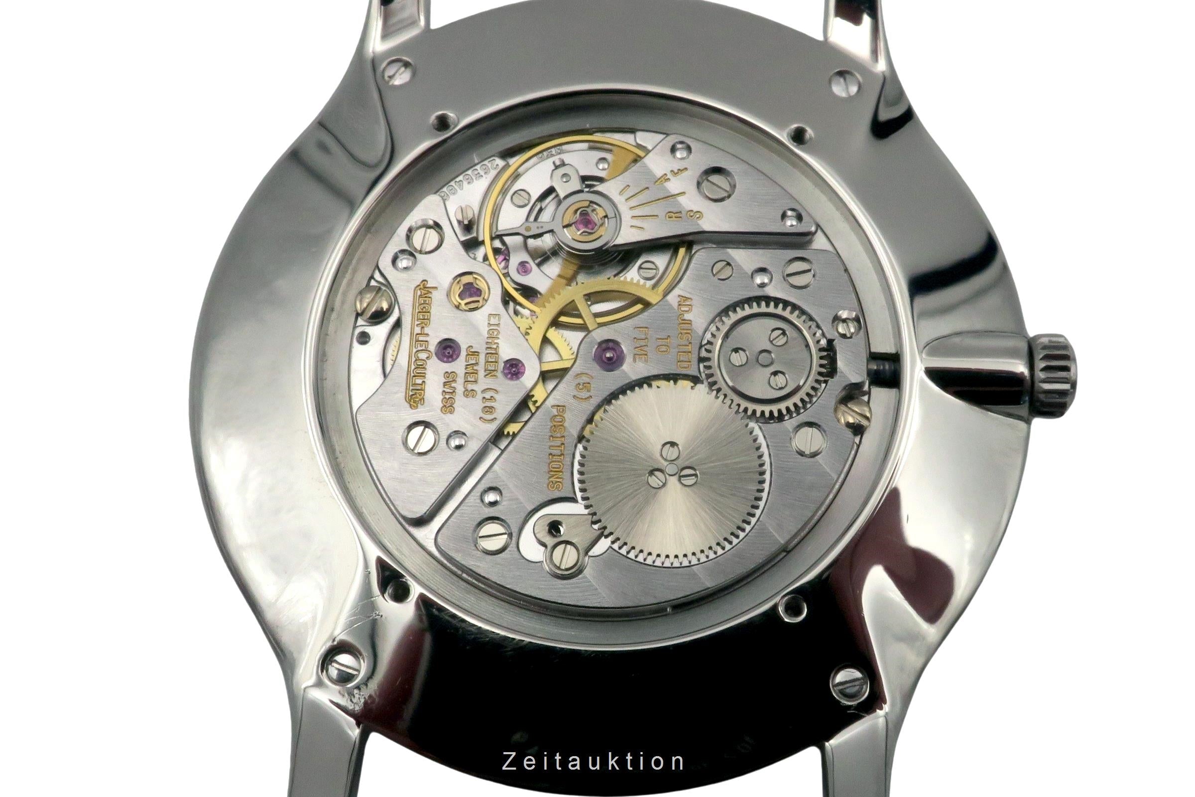 Jaeger LeCoultre Master Ultra Thin Platin Handaufzug Herrenuhr Ref. 145.6.79  [2501795]