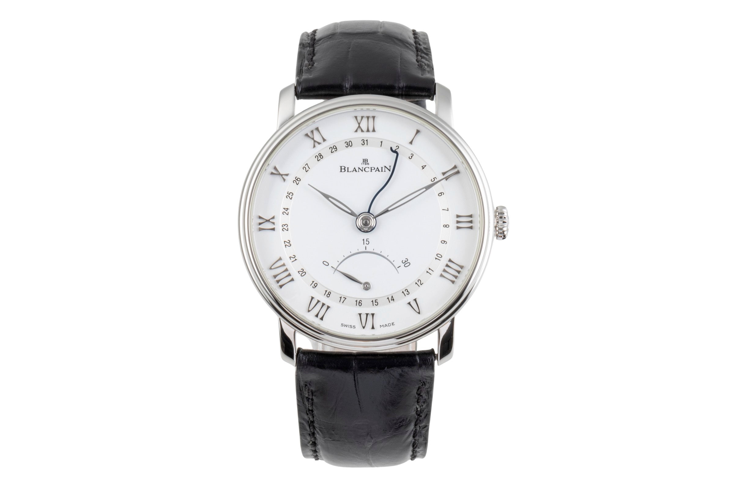 Blancpain Villeret steel automatic Kal. 76630 Ref. 6653Q-1127-55B