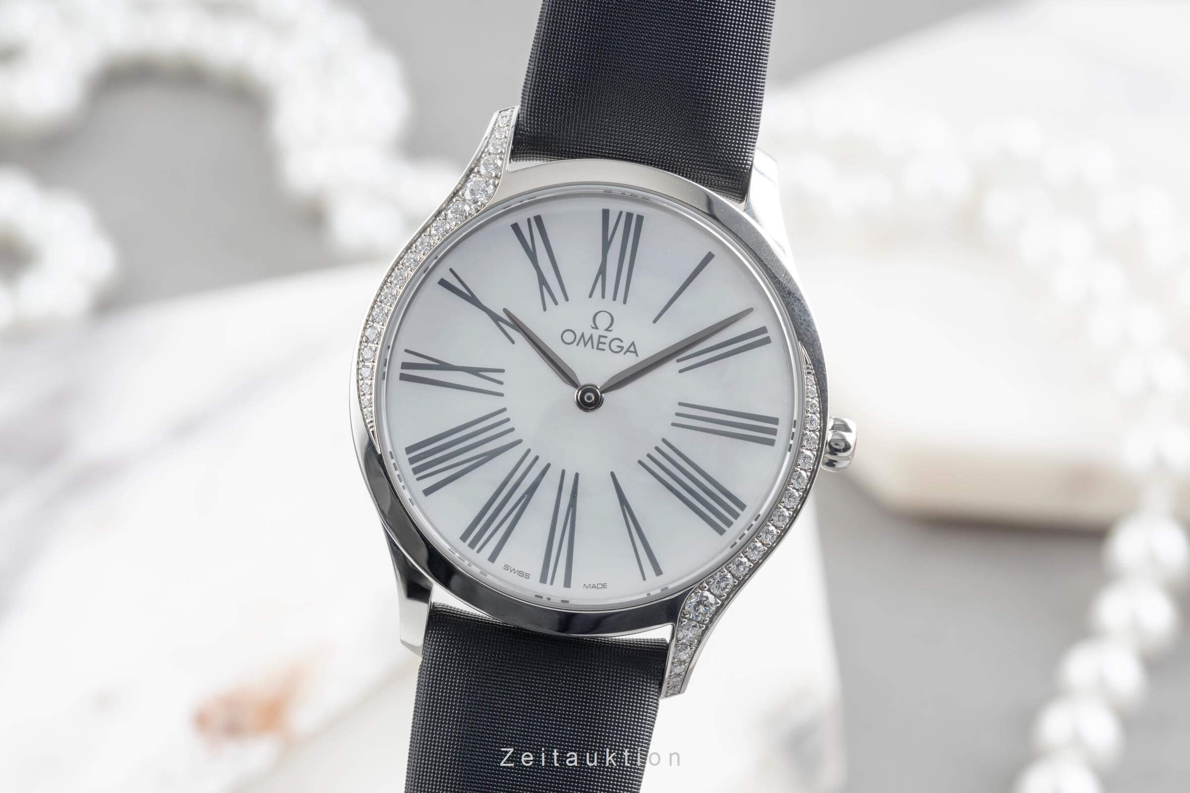 Omega De Ville acero cuarzo reloj para damas  428.17.36.60.05.001 LP: 6000EUR  [2501806]