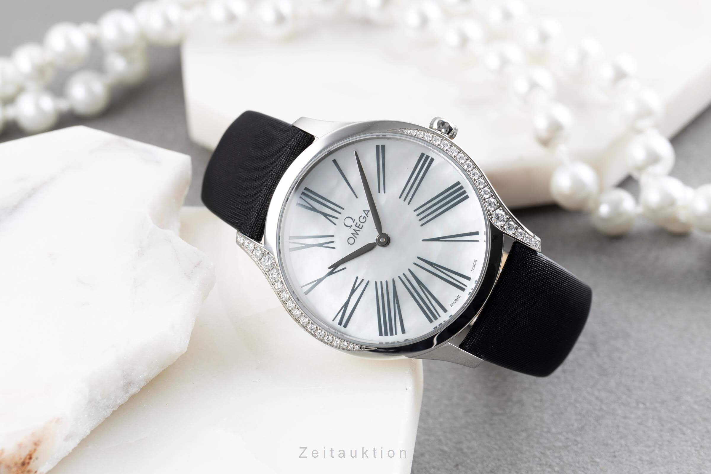 Omega De Ville acero cuarzo reloj para damas  428.17.36.60.05.001 LP: 6000EUR  [2501806]