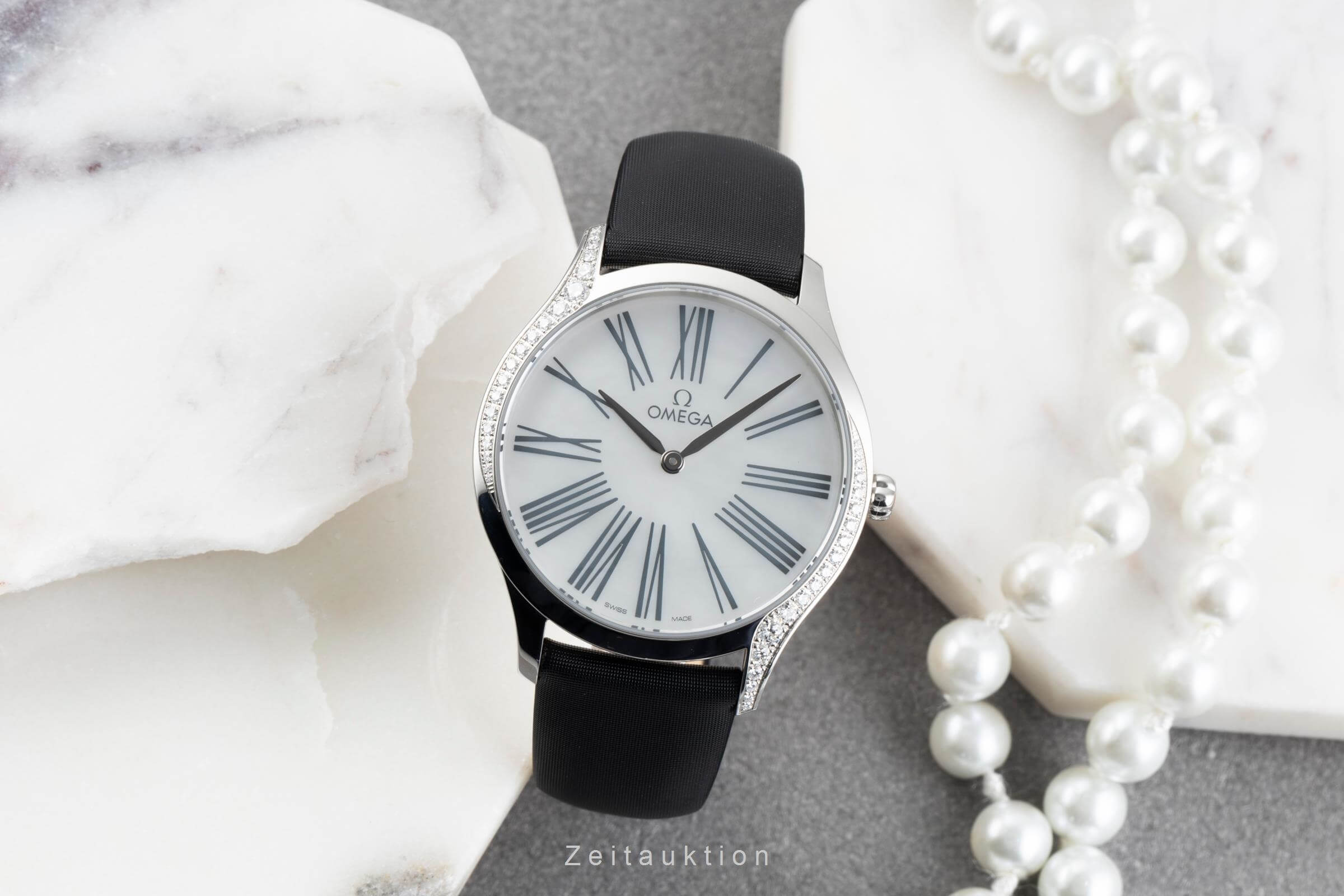 Omega De Ville acero cuarzo reloj para damas  428.17.36.60.05.001 LP: 6000EUR  [2501806]