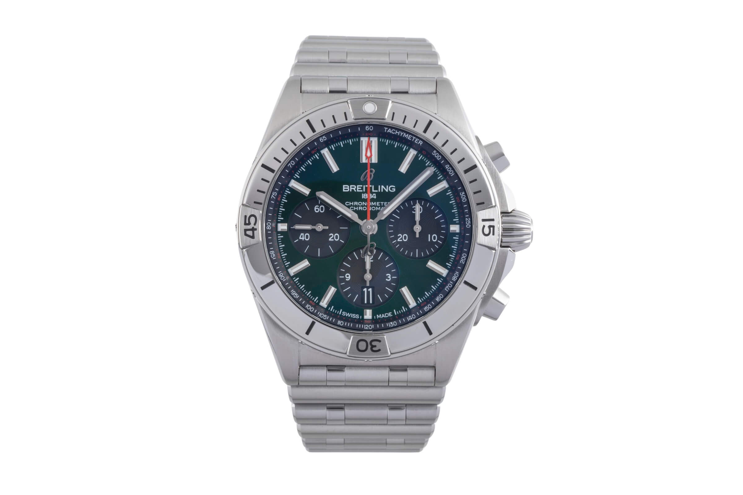 Breitling Chronomat chronograph steel automatic men's watch AB01343A1L1A1 LP: 8900EUR  [2501814]