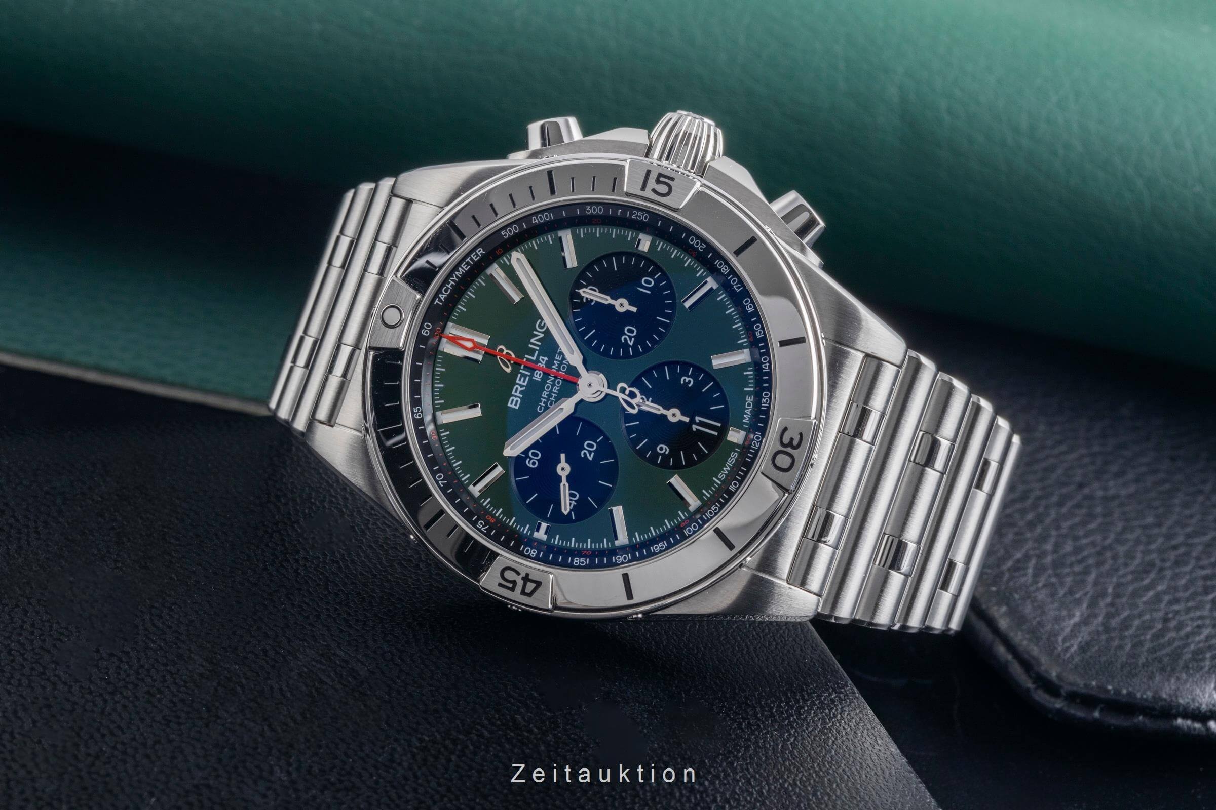 Breitling Chronomat chronograph steel automatic men's watch AB01343A1L1A1 LP: 8900EUR  [2501814]