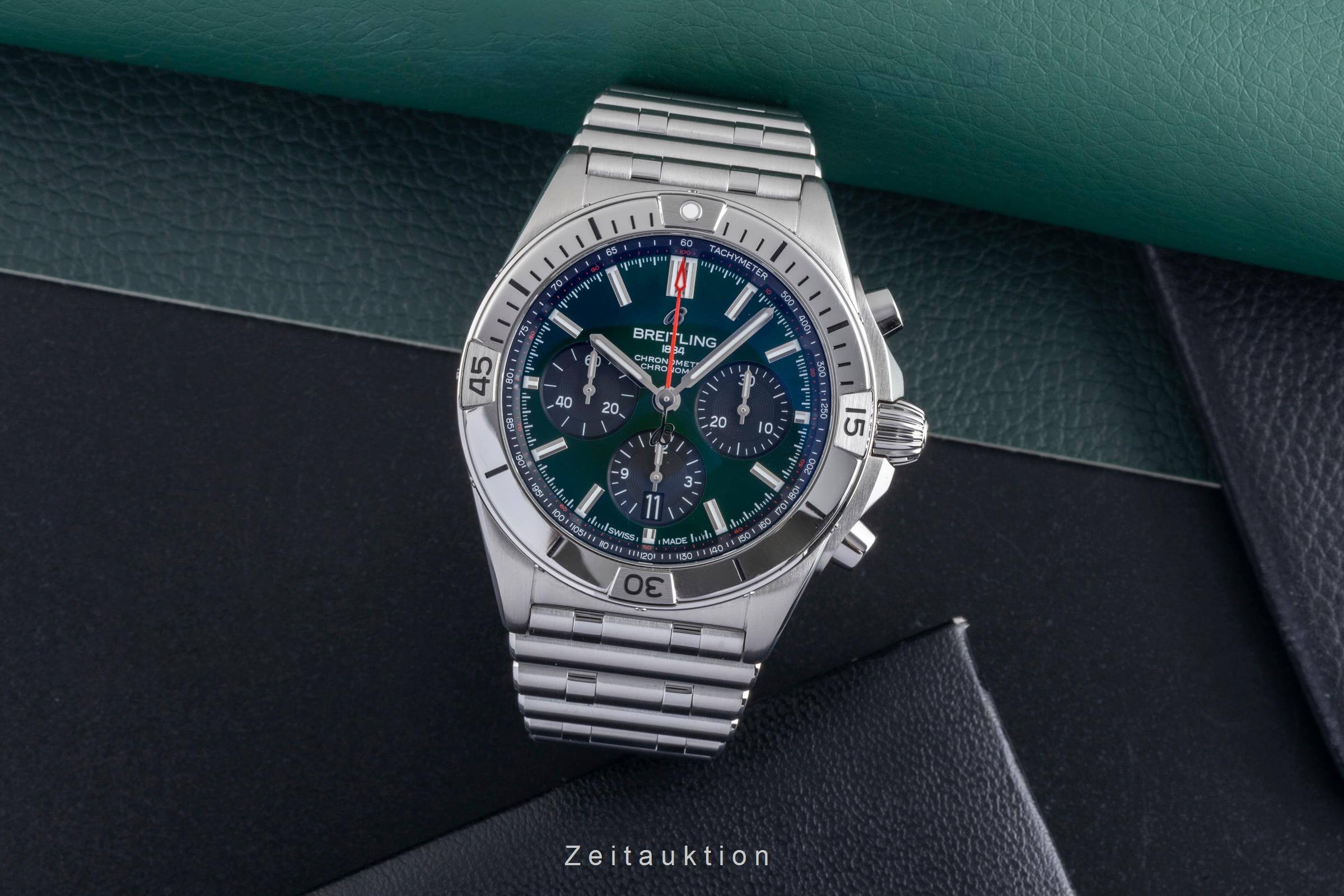 Breitling Chronomat chronograph steel automatic men's watch AB01343A1L1A1 LP: 8900EUR  [2501814]