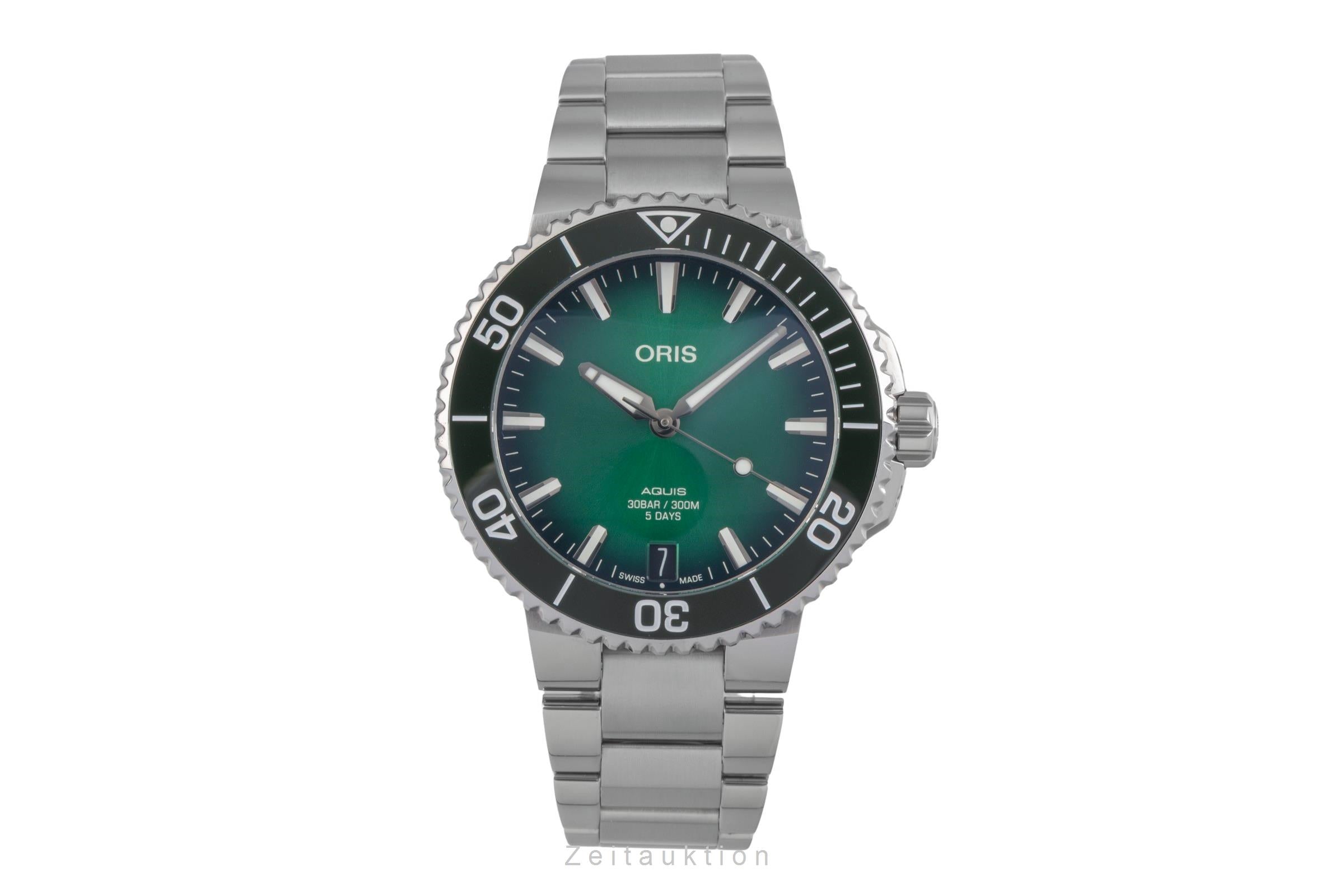 Oris Aquis Date steel automatic men's watch 01 400 7769 4157 LP: 3700EUR  [2501815]