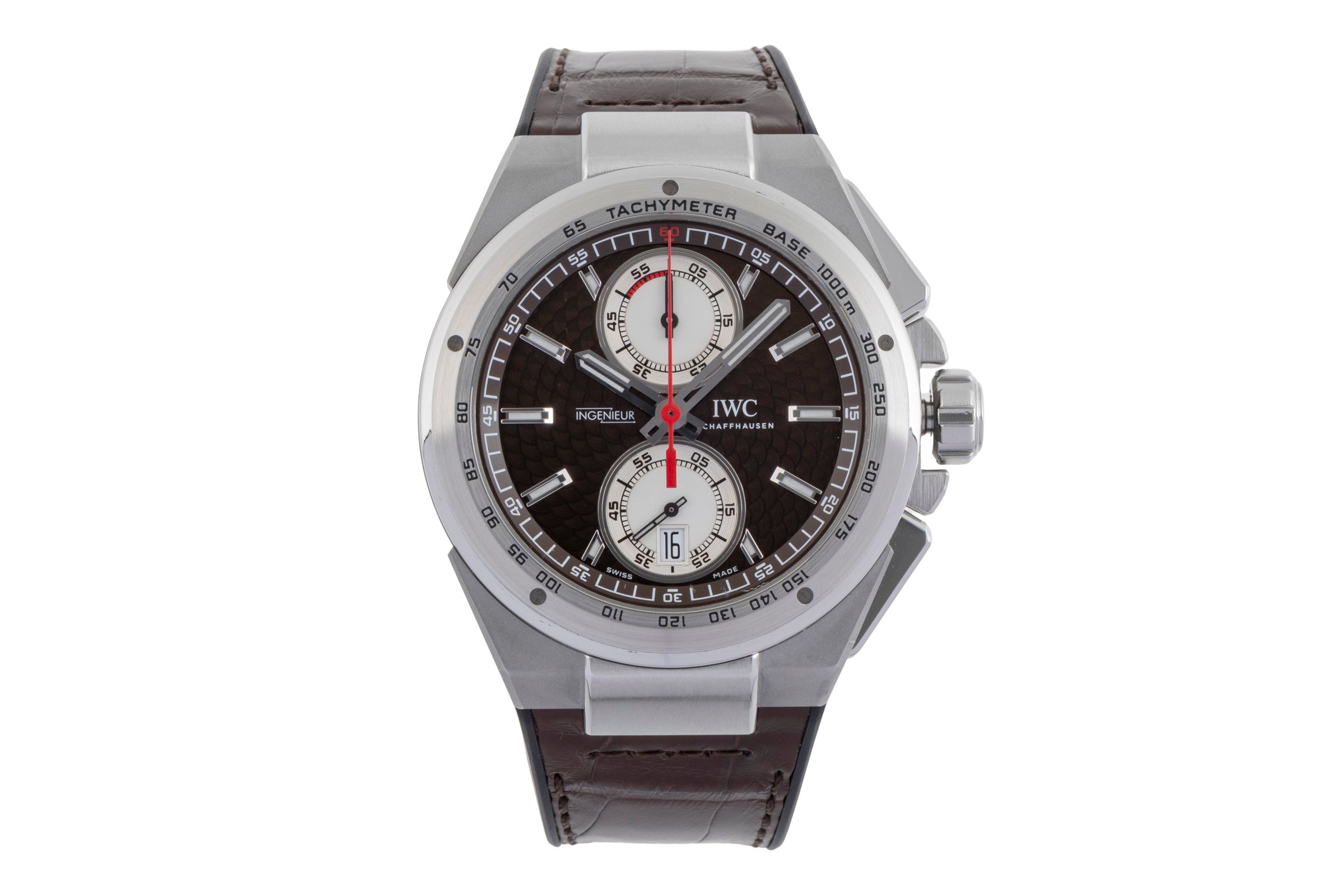 IWC Ingenieur cronografo acciaio automatismo orologio da uomo IW378511 Limited  [2501817]