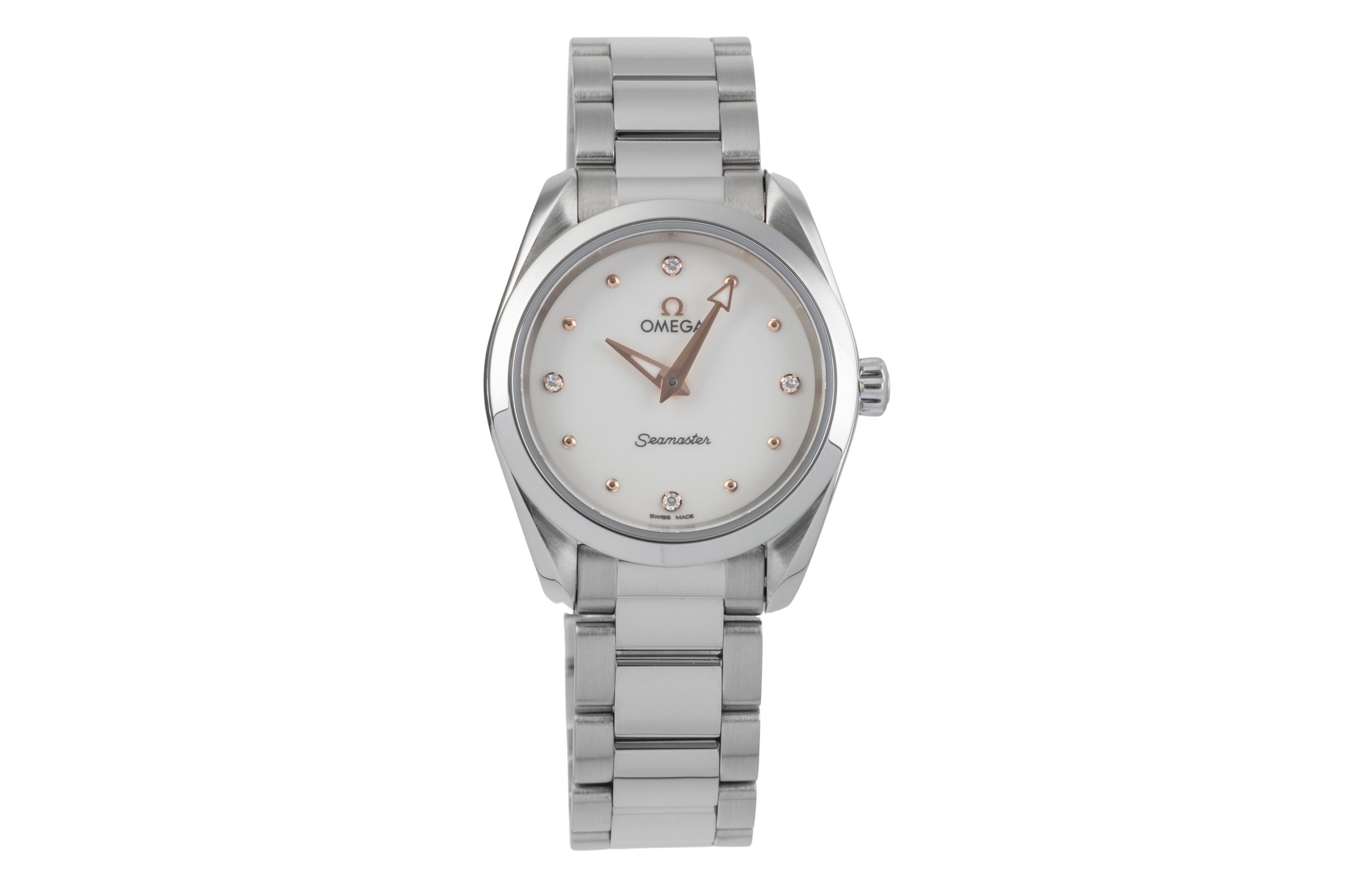 Omega Seamaster steel quartz women's watch 220.10.28.60.54.001 LP: 3600EUR  [2501819]