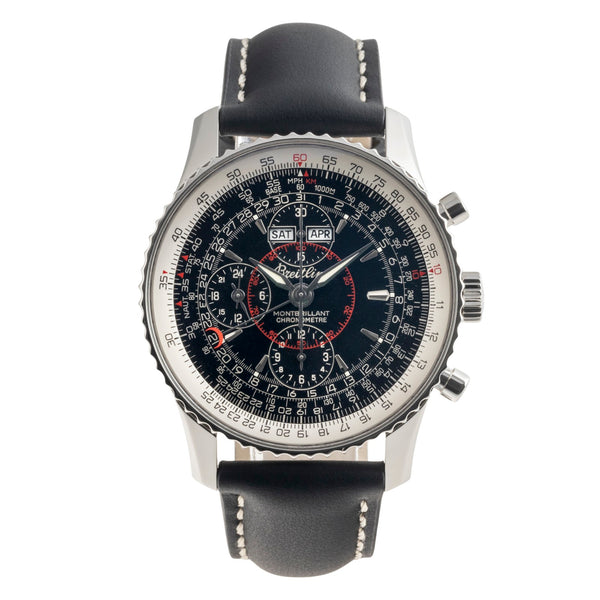 Breitling Montbrillant Datora  cronografo acciaio automatismo orologio da uomo A21330  [2501820]