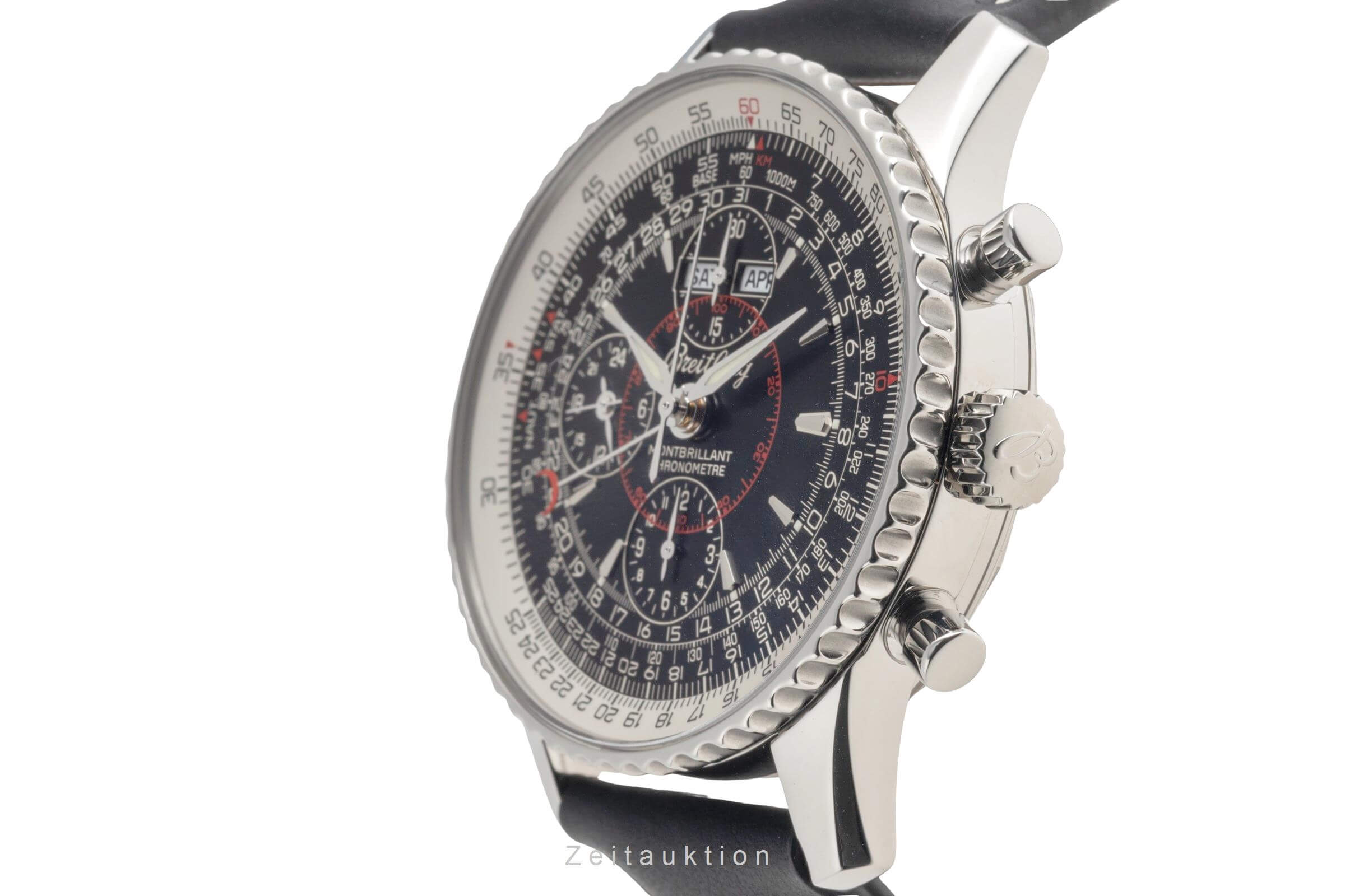 Breitling Montbrillant Datora  cronografo acciaio automatismo orologio da uomo A21330  [2501820]