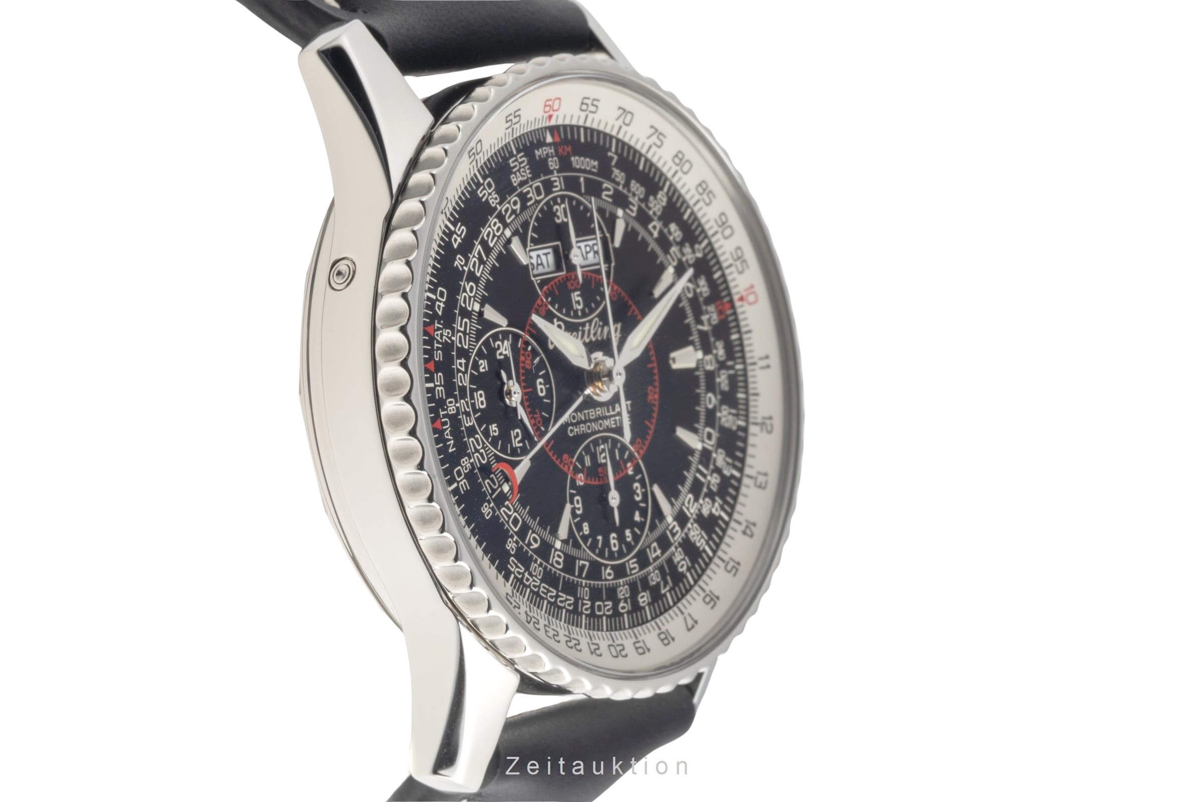 Breitling Montbrillant Datora  cronografo acciaio automatismo orologio da uomo A21330  [2501820]