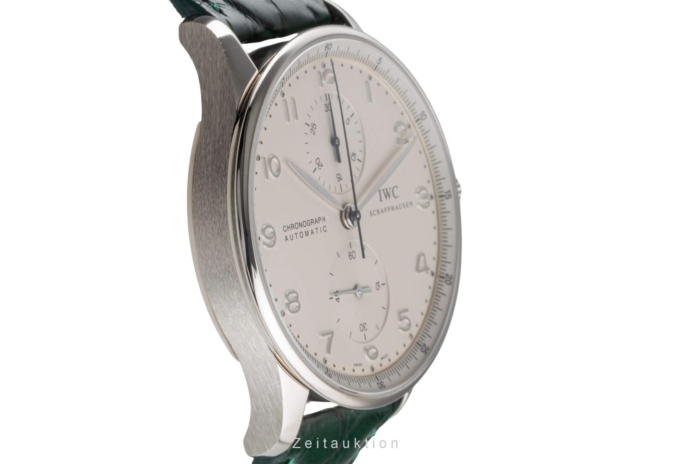 IWC Portugieser chronograph 18 ct white gold automatic men's watch IW371412  [2501822]