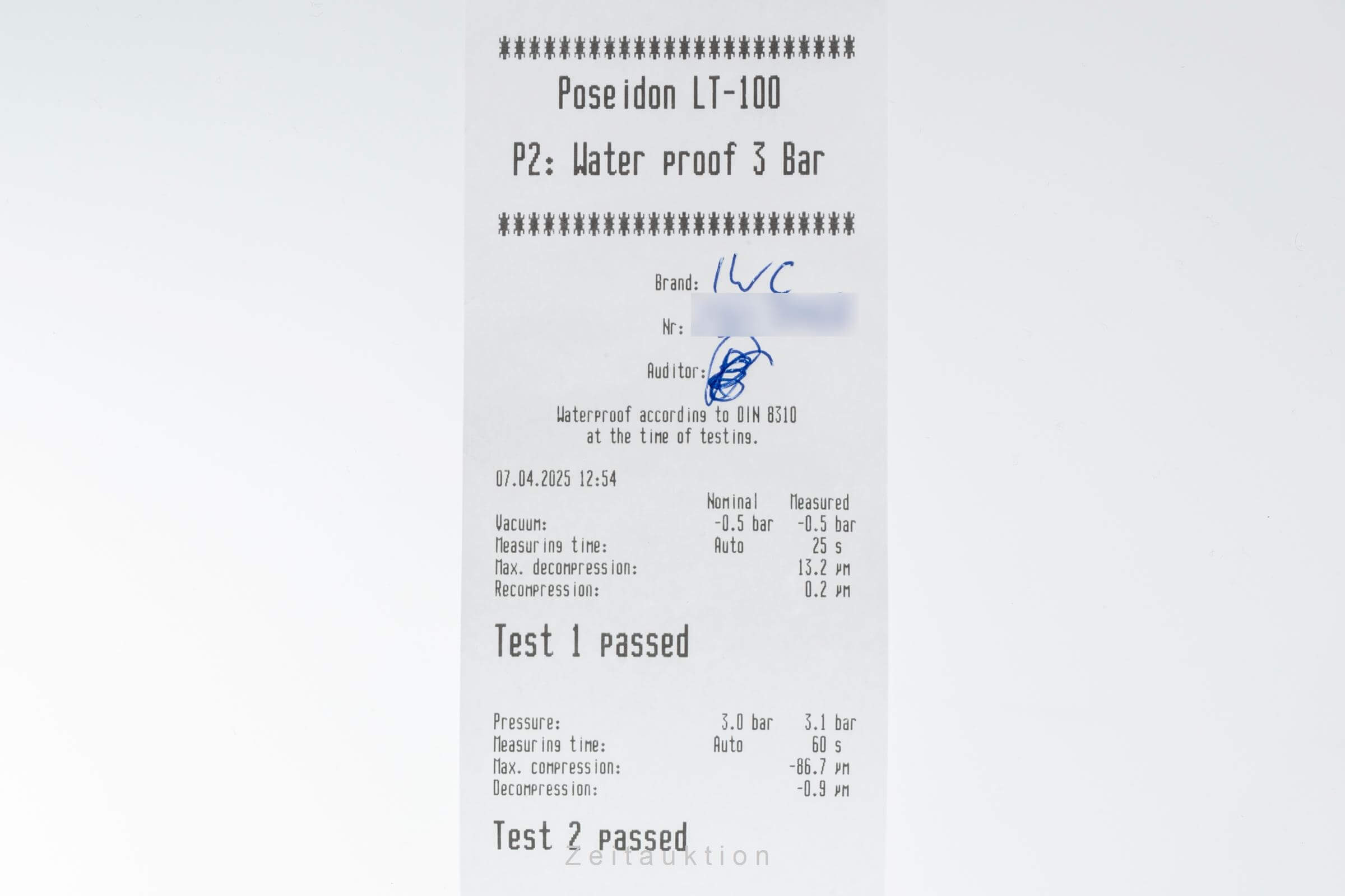 IWC Portugieser chronograph 18 ct white gold automatic men's watch IW371412  [2501822]