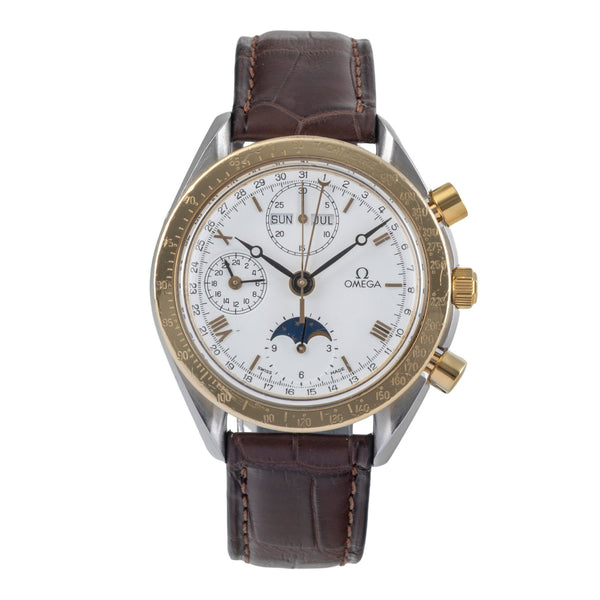 Omega Speedmaster cronografo acciaio / oro automatismo orologio da uomo 3730.20.80  [2501825]