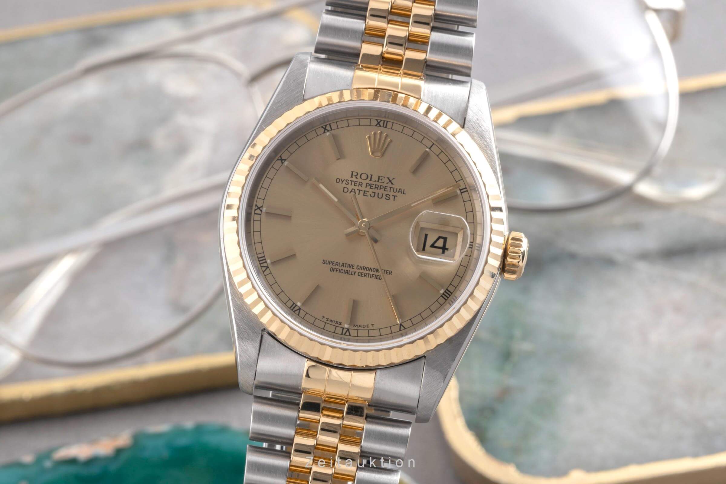Rolex Datejust Herrenuhr Stahl Rolex Datejust 36 Stahl Gold