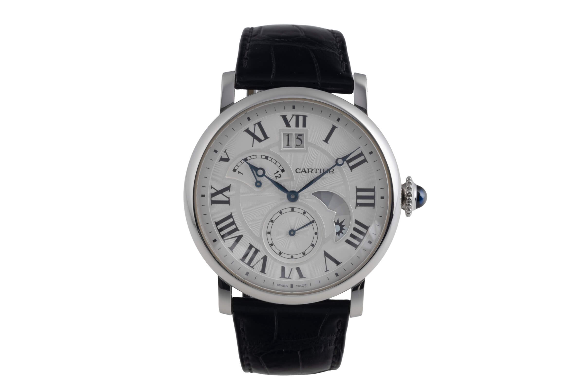 Cartier Rotonde de Cartier acciaio automatismo orologio da uomo W1556368 LP: 11400EUR  [2501836]