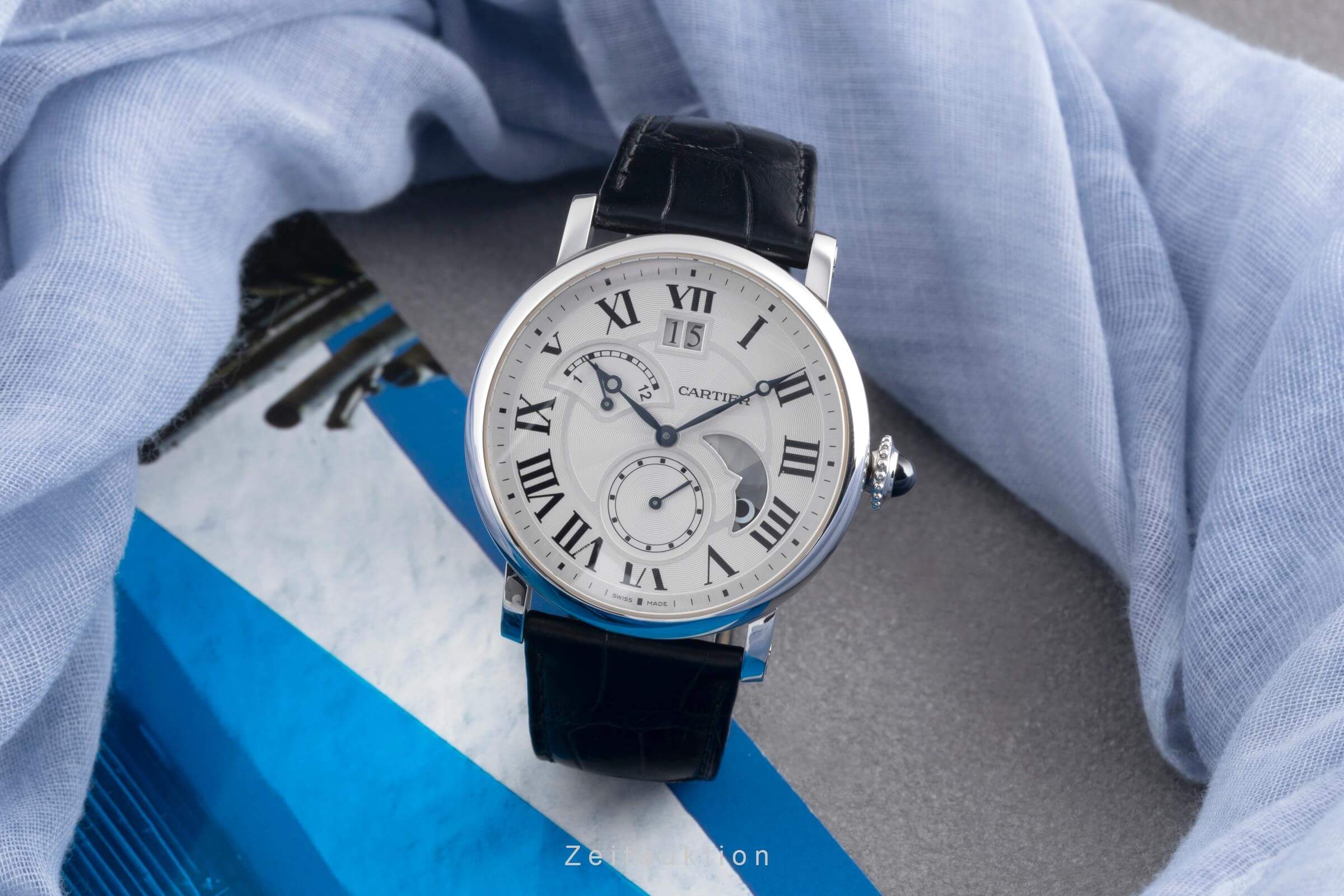 Cartier Rotonde de Cartier acciaio automatismo orologio da uomo W1556368 LP: 11400EUR  [2501836]